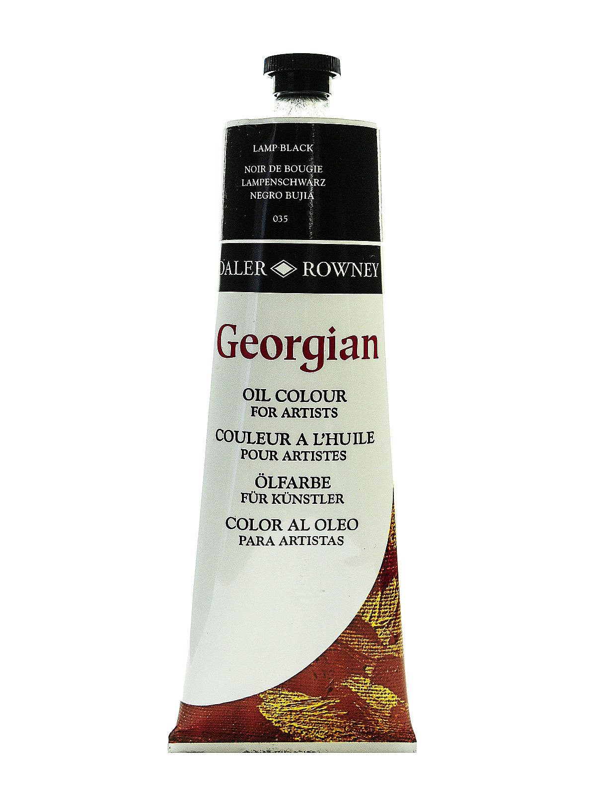 Georgian Oil Colours lamp black 225 ml