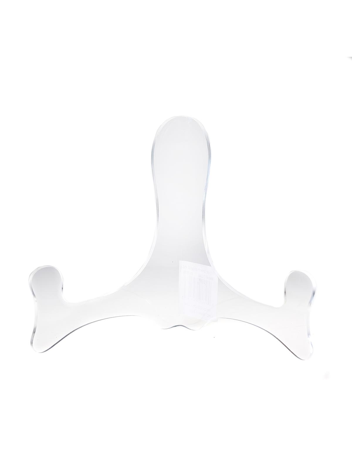 Classic Clear Acrylic Hingeless Plate Stands 6 in. each