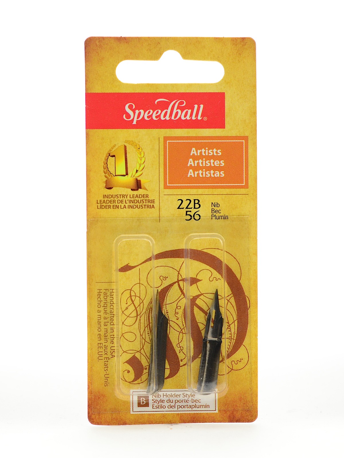 Assorted Hunt Artists' Pen Nibs no. 22B and no. 56 pack of 2