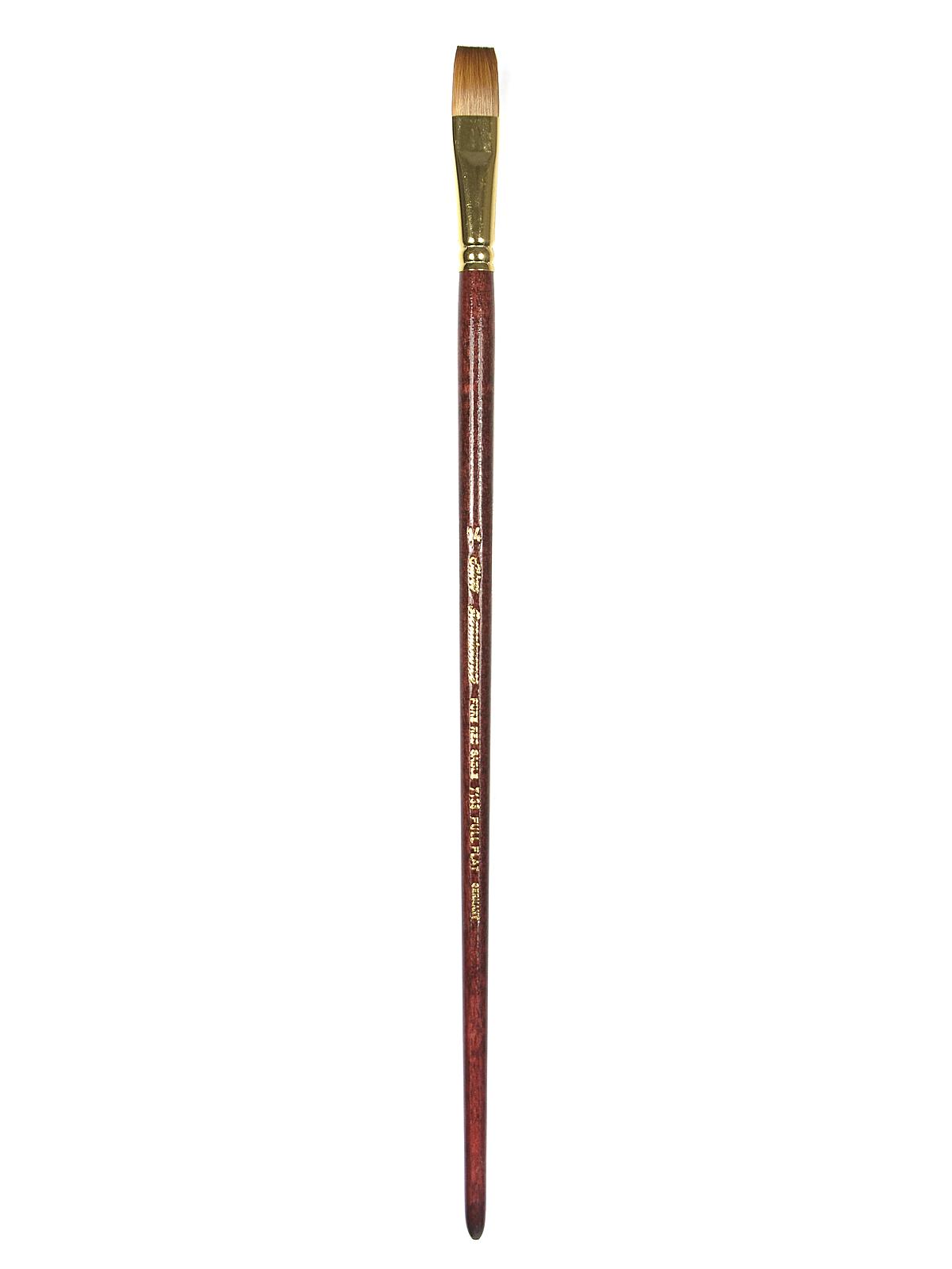 Renaissance Series Brushes Long Handle 14 full flat 7138