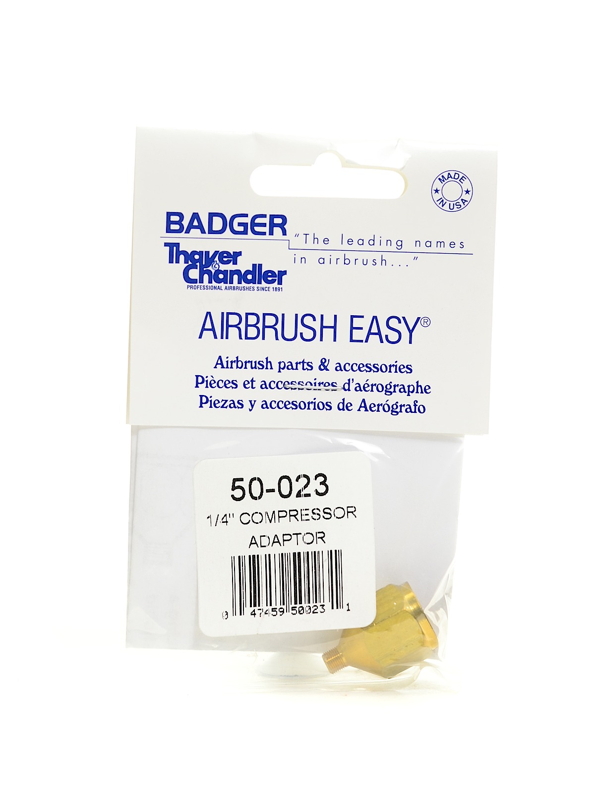 Airbrush Parts 1 4 In. Diameter Compressor Adaptor  50-023