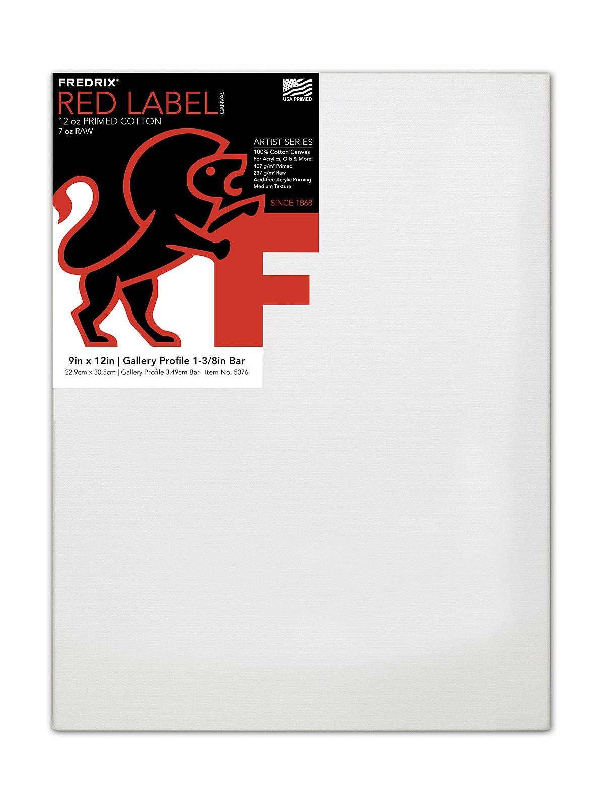 Red Label Gallerywrap Stretched Canvas 9 in. x 12 in. each