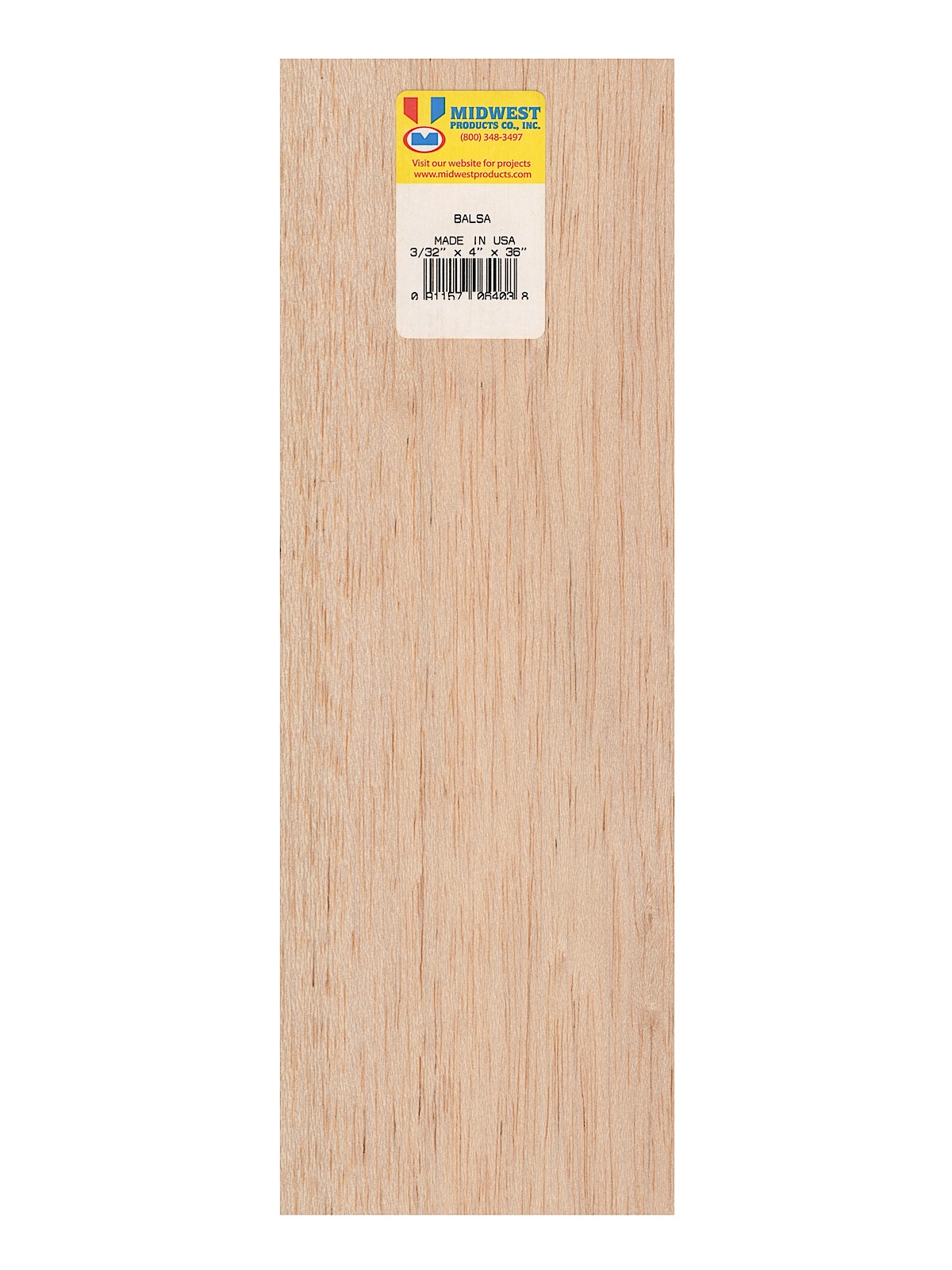 Balsa Sheets 3 32 in. 4 in. x 36 in.