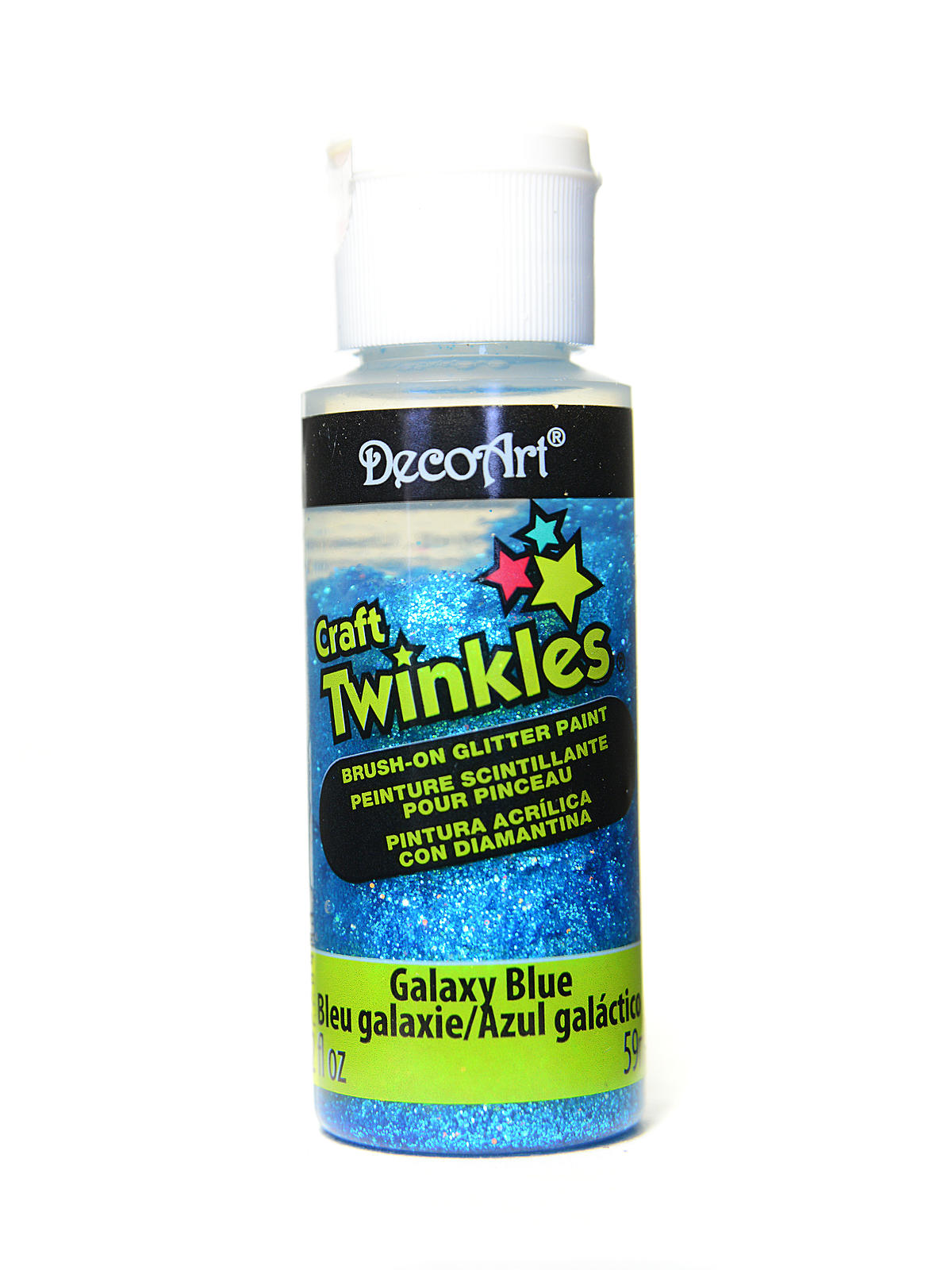 Craft Twinkles Glitter Paint galaxy blue