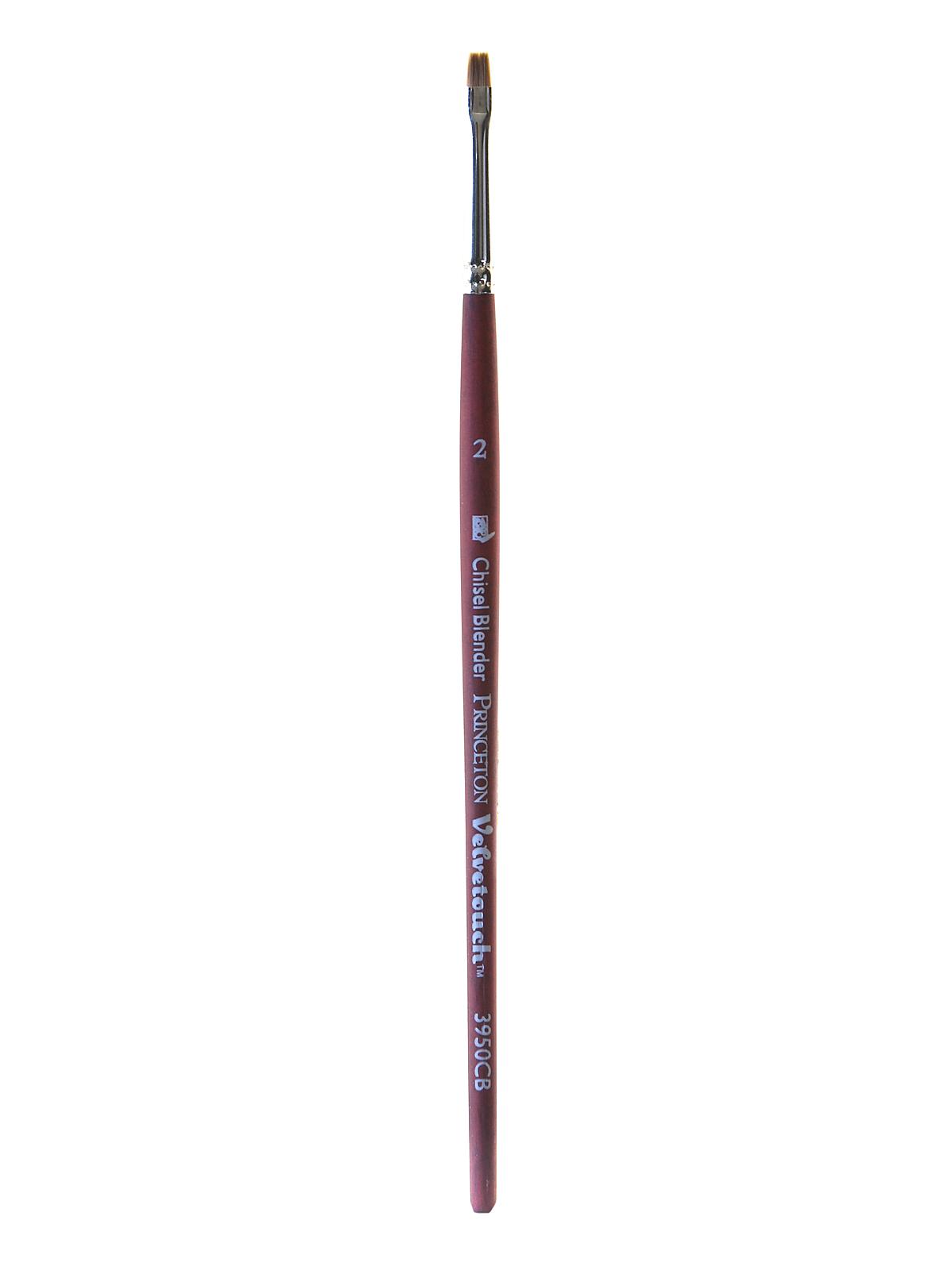 Series 3950 Velvetouch Mixed Media Brushes 2 chisel blender