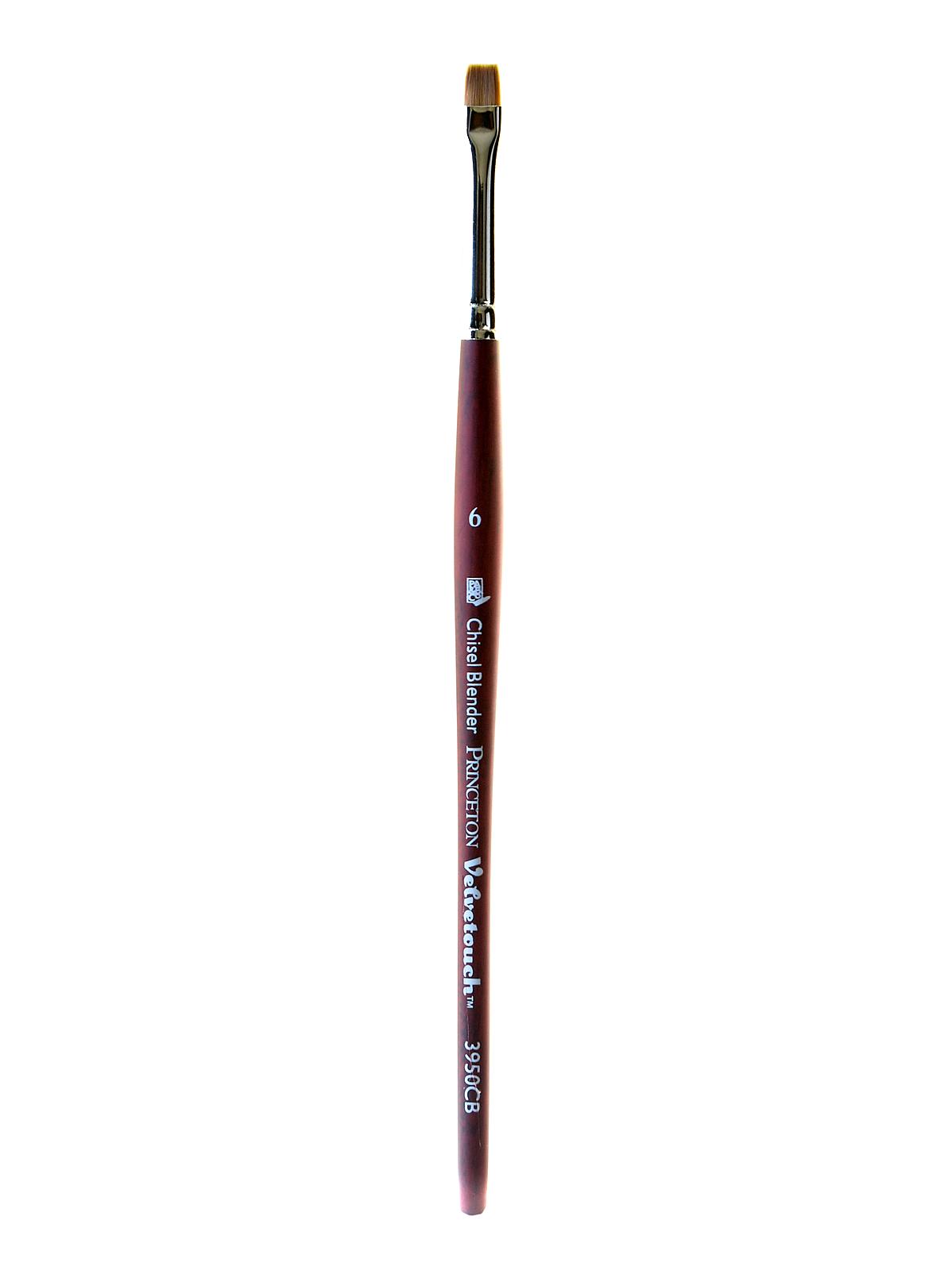 Series 3950 Velvetouch Mixed Media Brushes 6 chisel blender