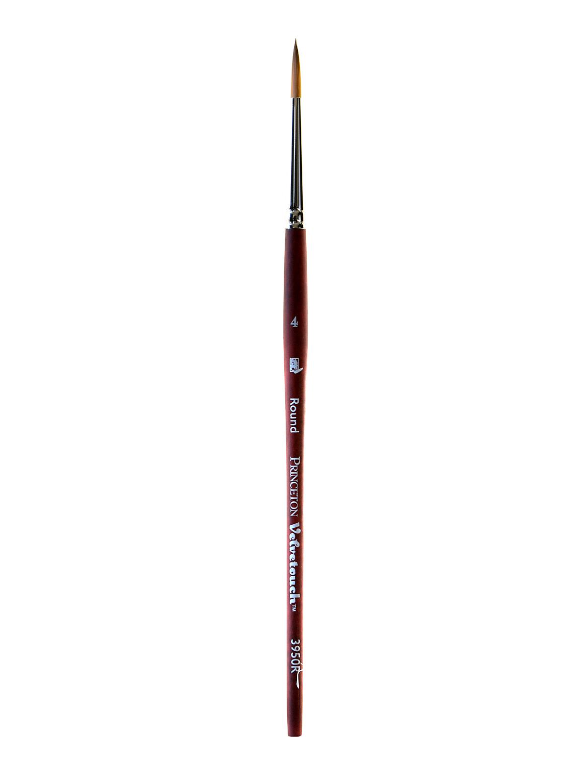 Series 3950 Velvetouch Mixed Media Brushes 4 round