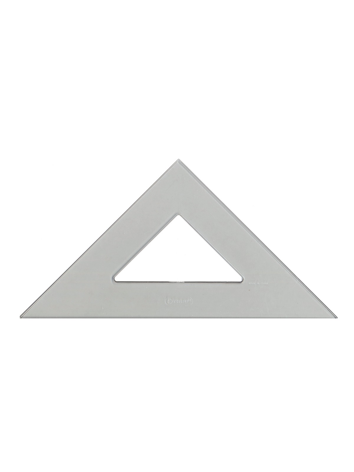 Transparent Triangles Professional-45 90 Degree 6 In.