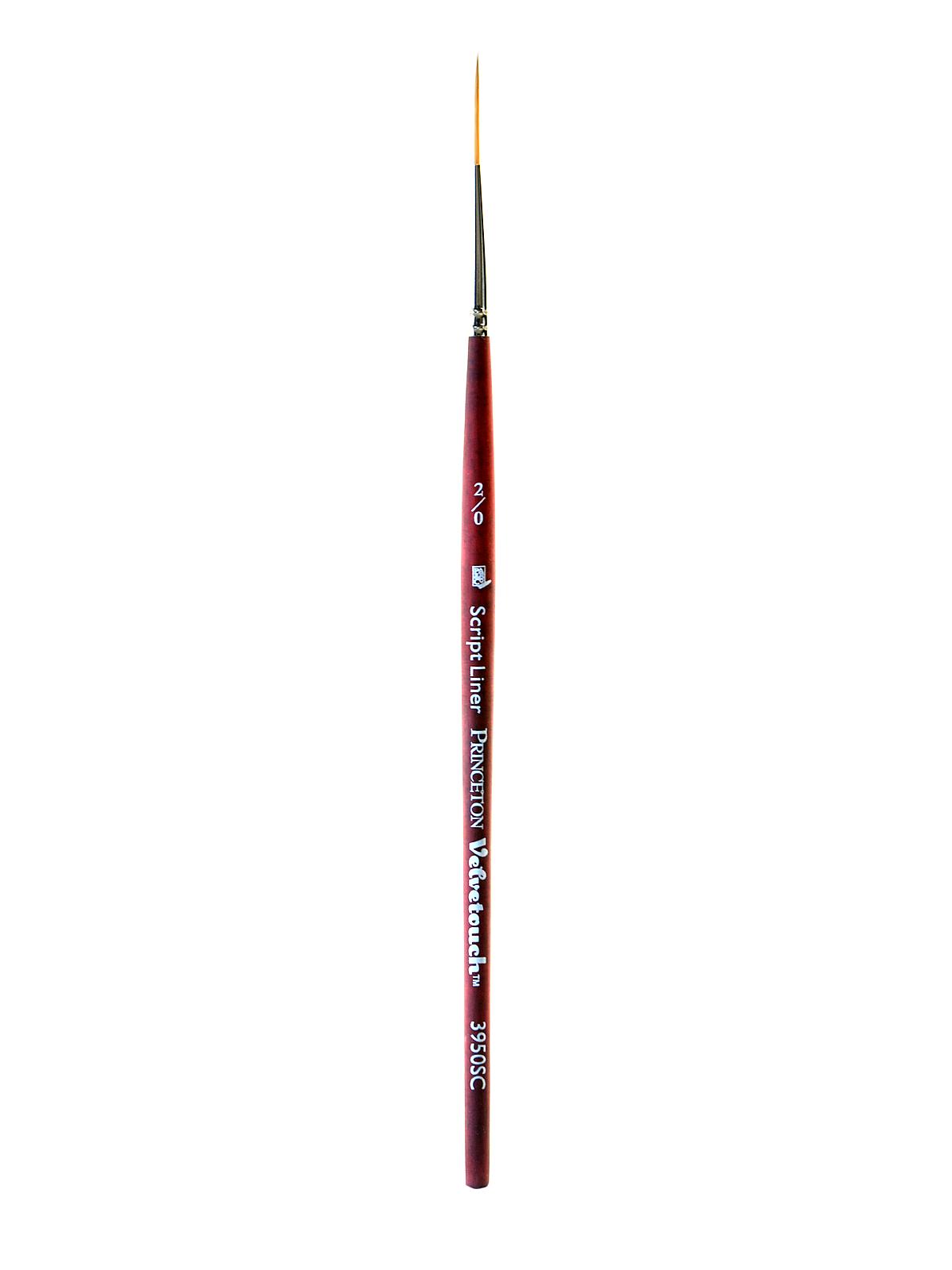 Series 3950 Velvetouch Mixed Media Brushes 2 0 script liner