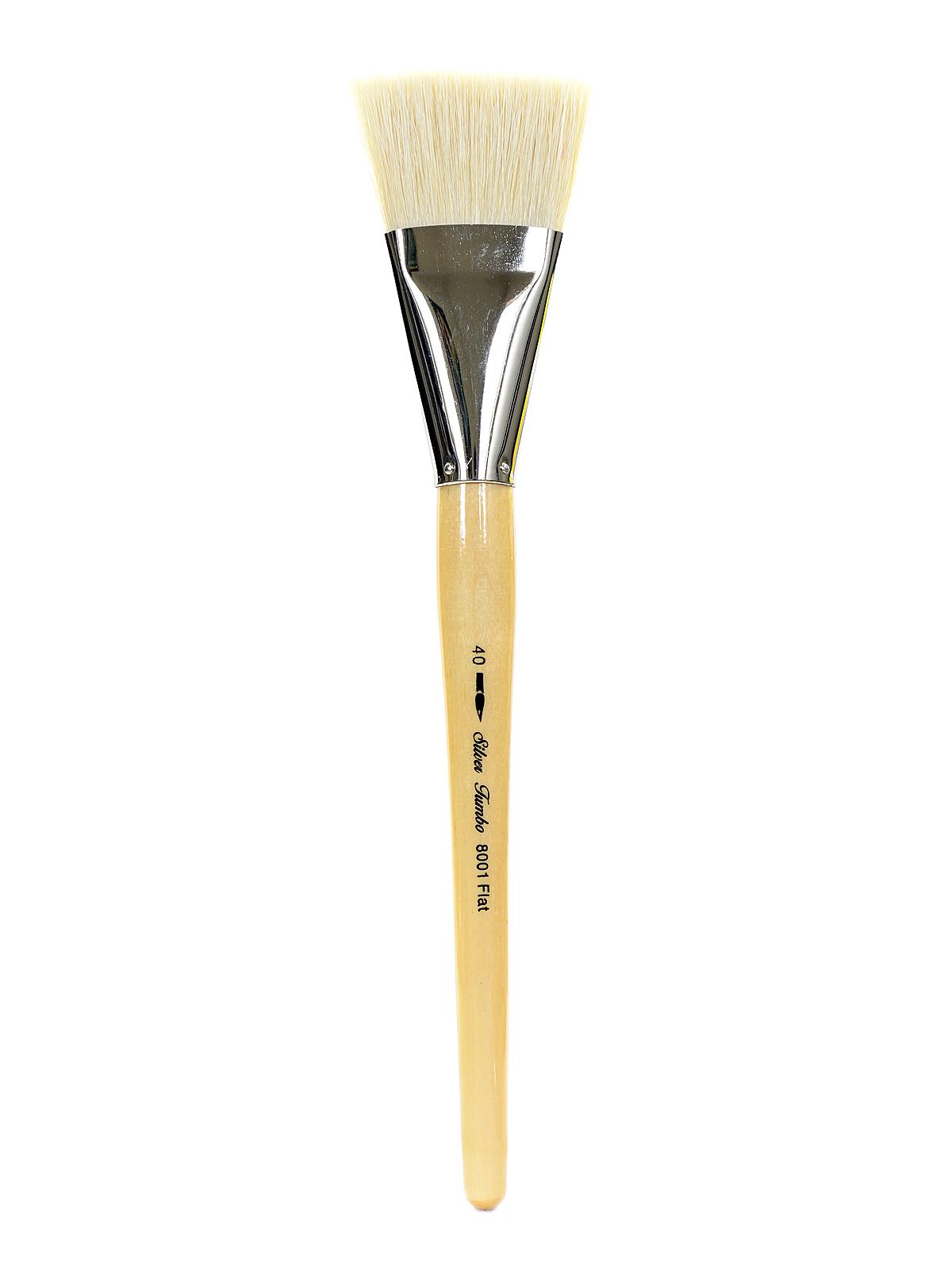 Silver Jumbo Brushes flat 40