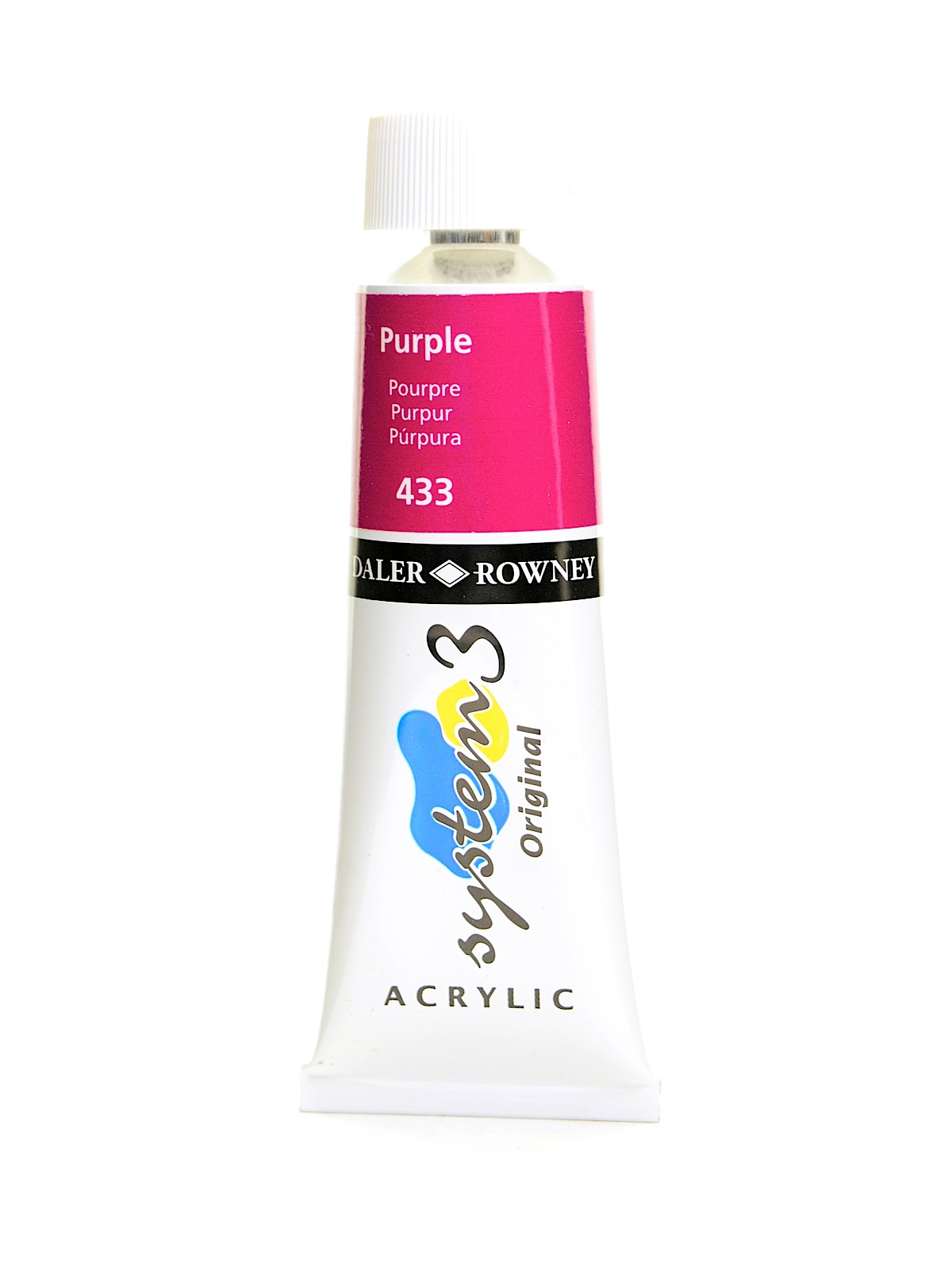 System 3 Acrylic Colour Purple 75 Ml