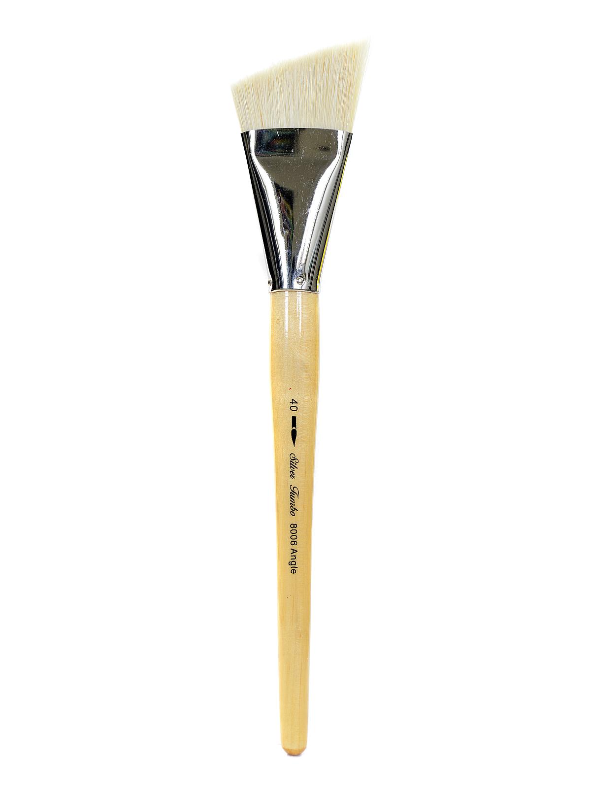 Silver Jumbo Brushes angle 40