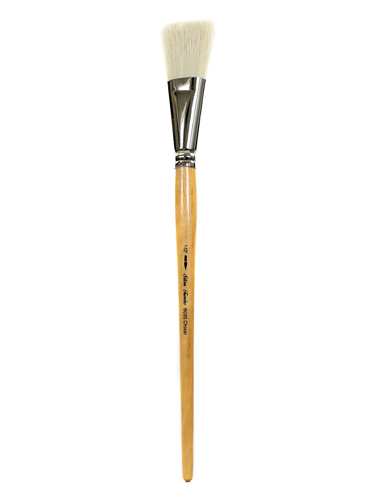 Silver Jumbo Brushes chisel 1 1 2 in.