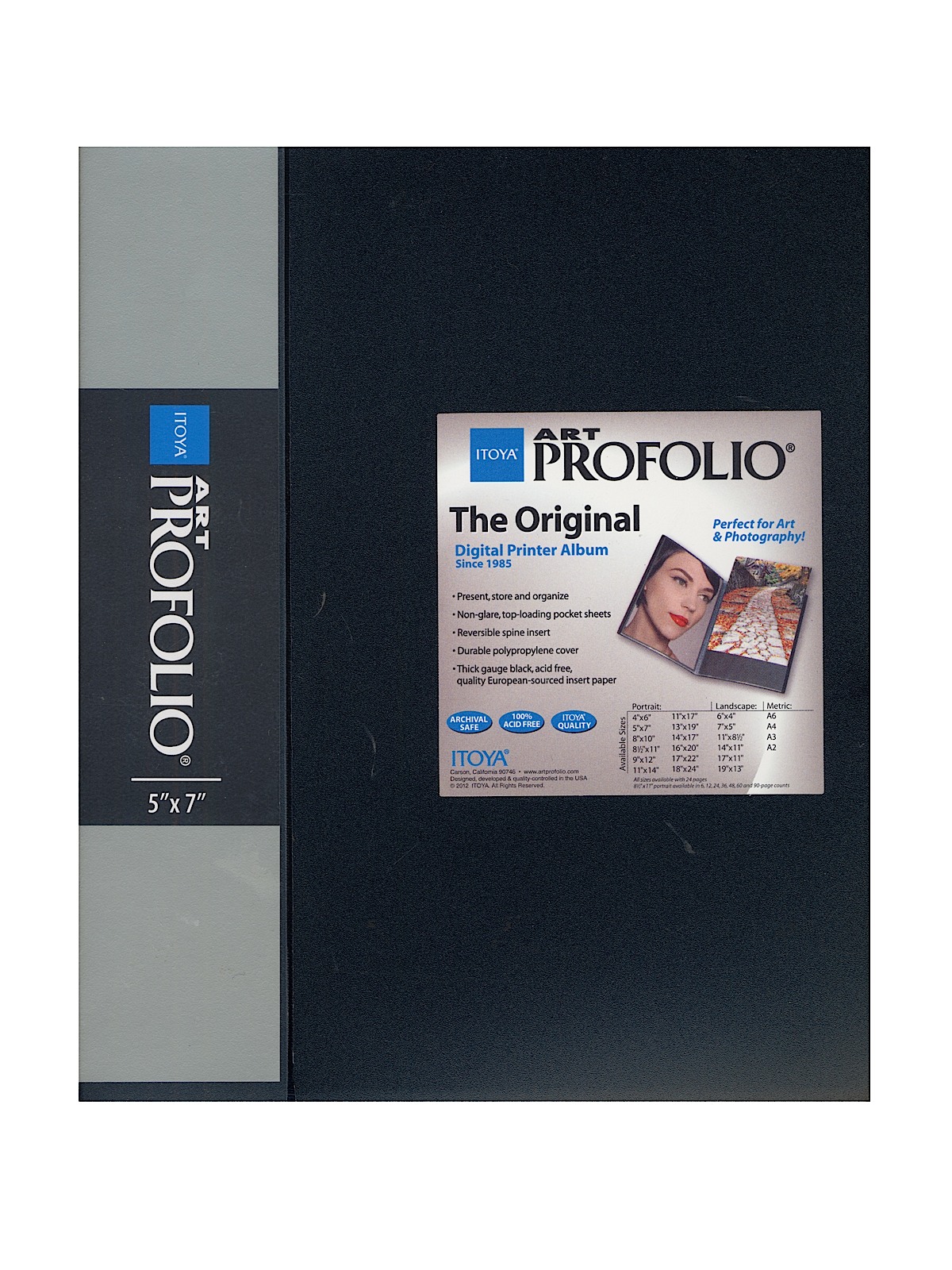 Art Profolio Storage & Display Book 5 In. X 7 In. 24