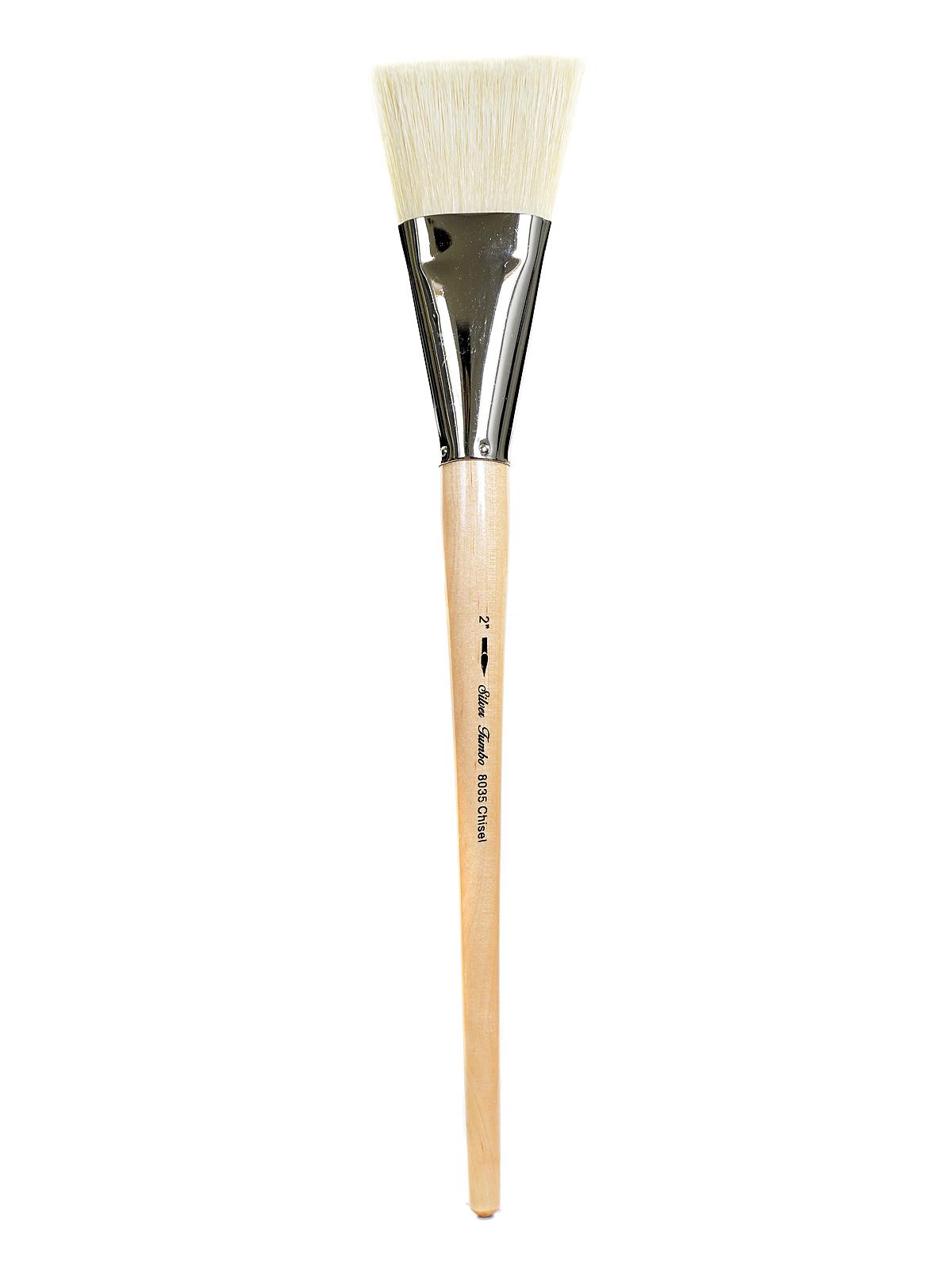 Silver Jumbo Brushes Chisel 2 In.