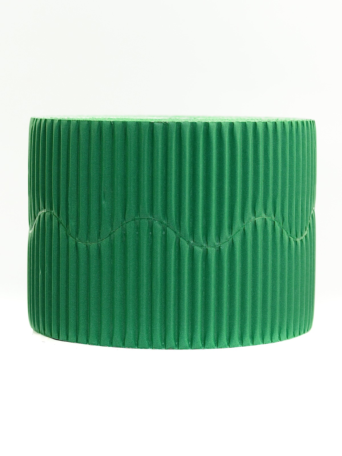 Bordette Corrugated Roll emerald green