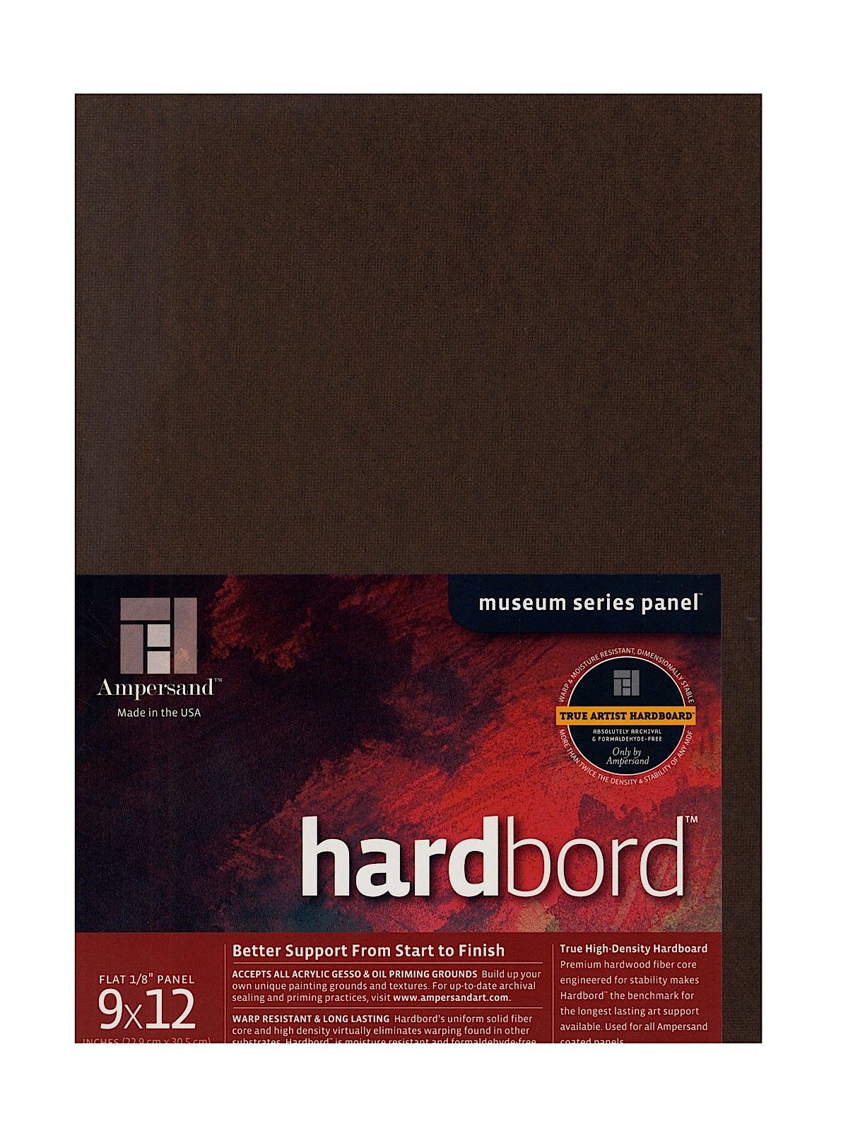 Hardbord 9 in. x 12 in. each