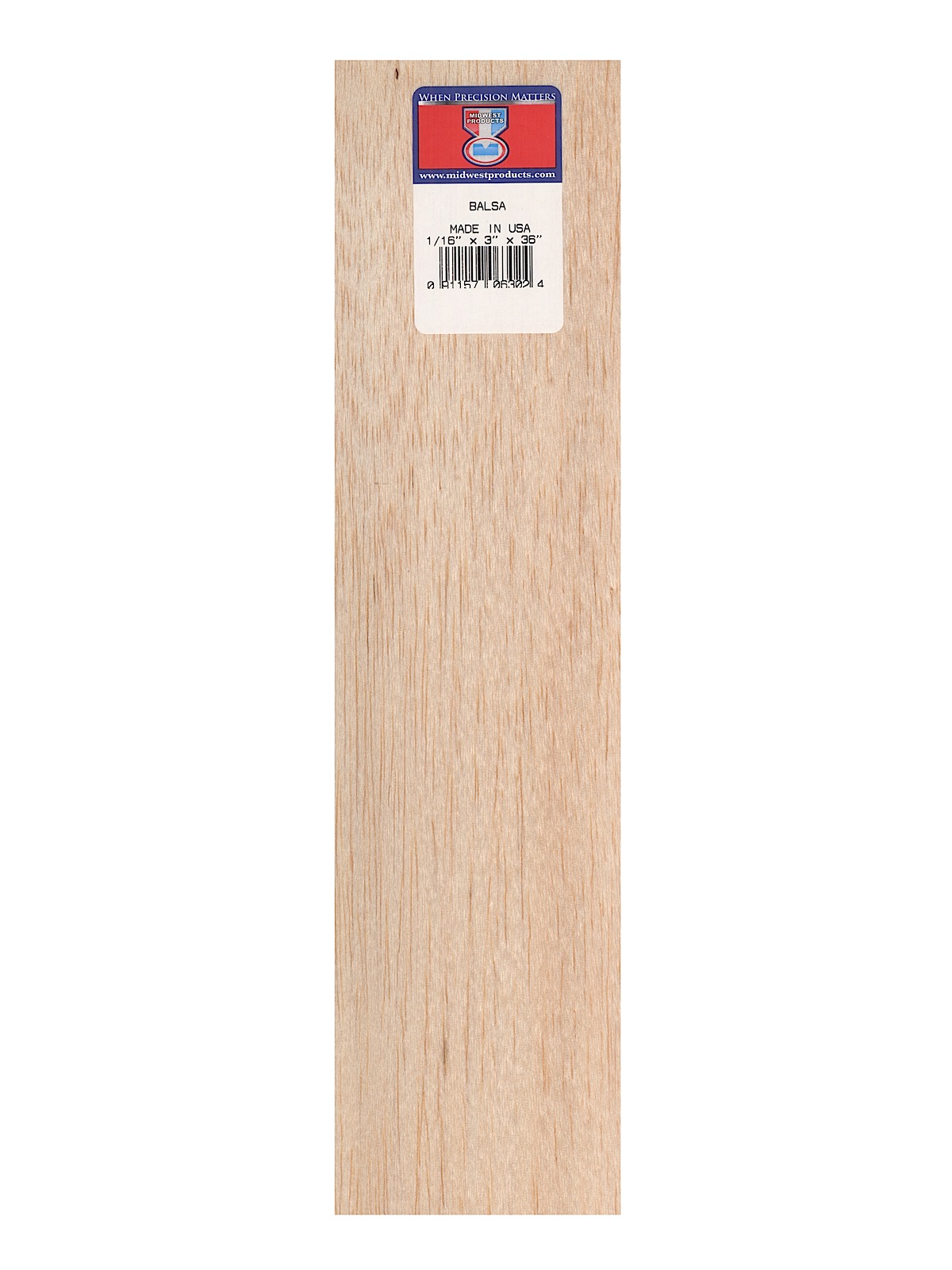 Balsa Sheets 1 16 in. 3 in. x 36 in.