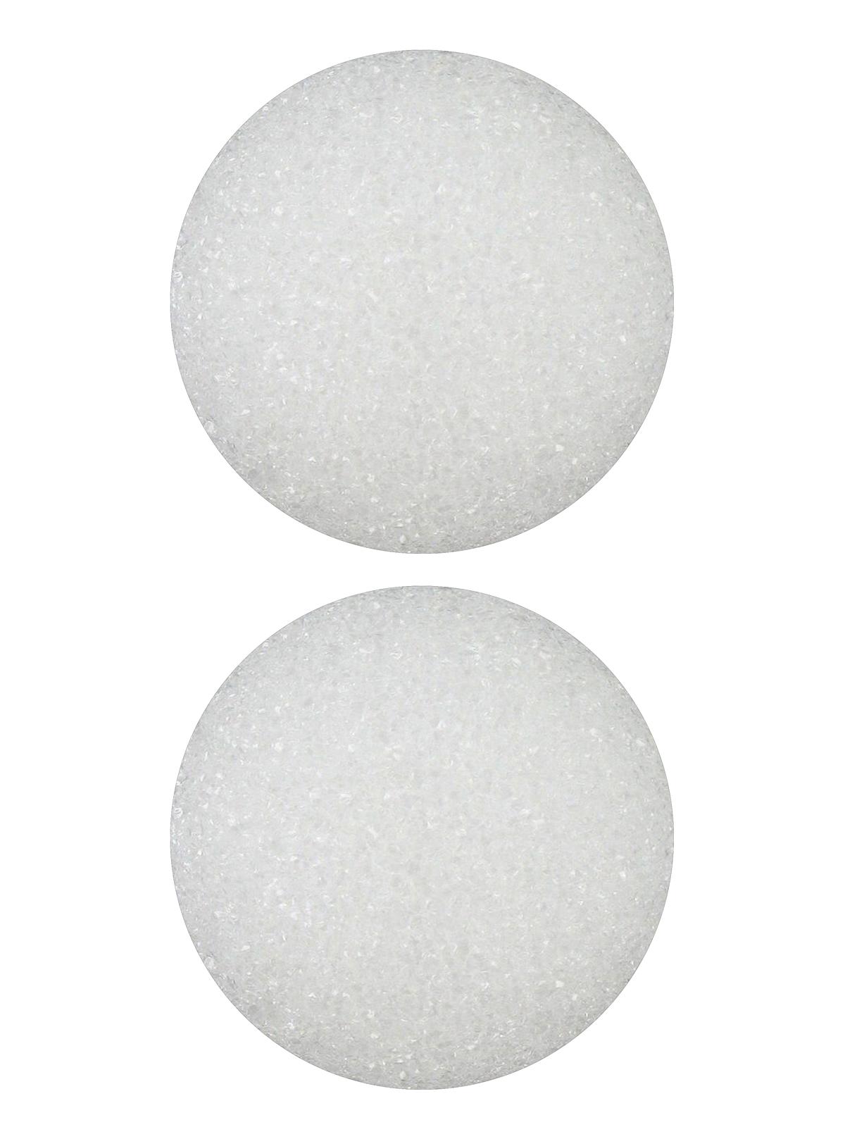 Styrofoam Snowballs 4 in. pack of 2