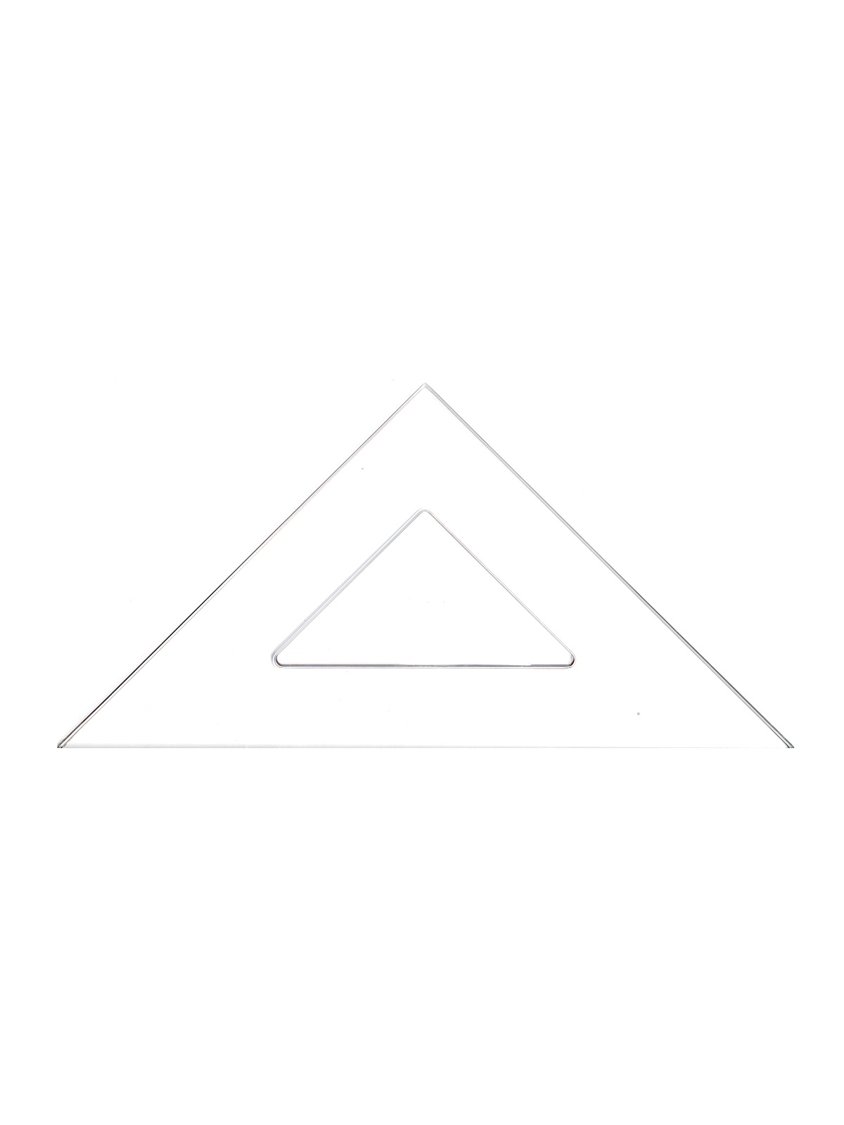 Transparent Triangles scholastic-45 90 degree 8 in.