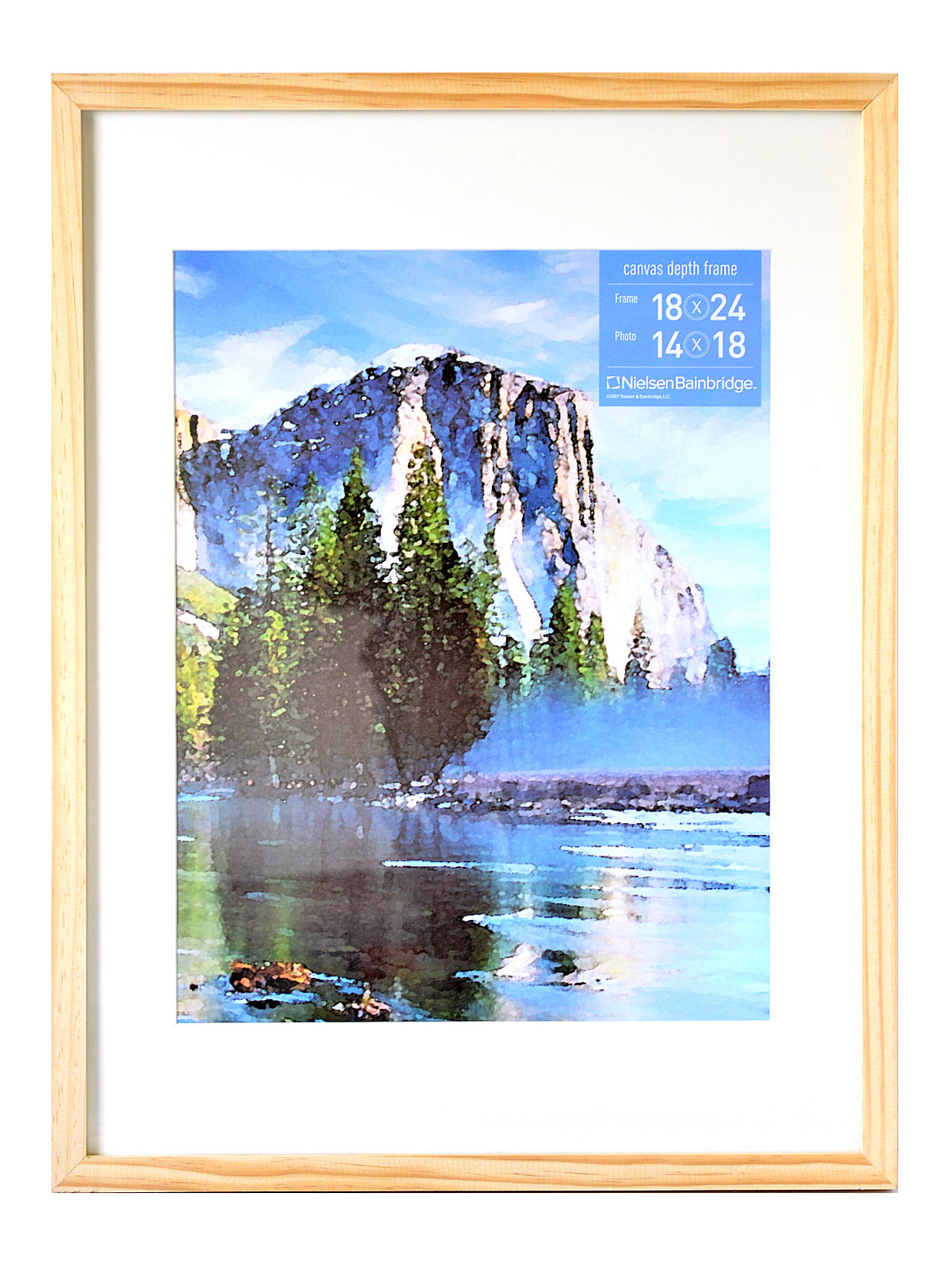 Gallery Wood Frames for Canvas 18 in. x 24 in. natural 14 in. x 18 in. opening