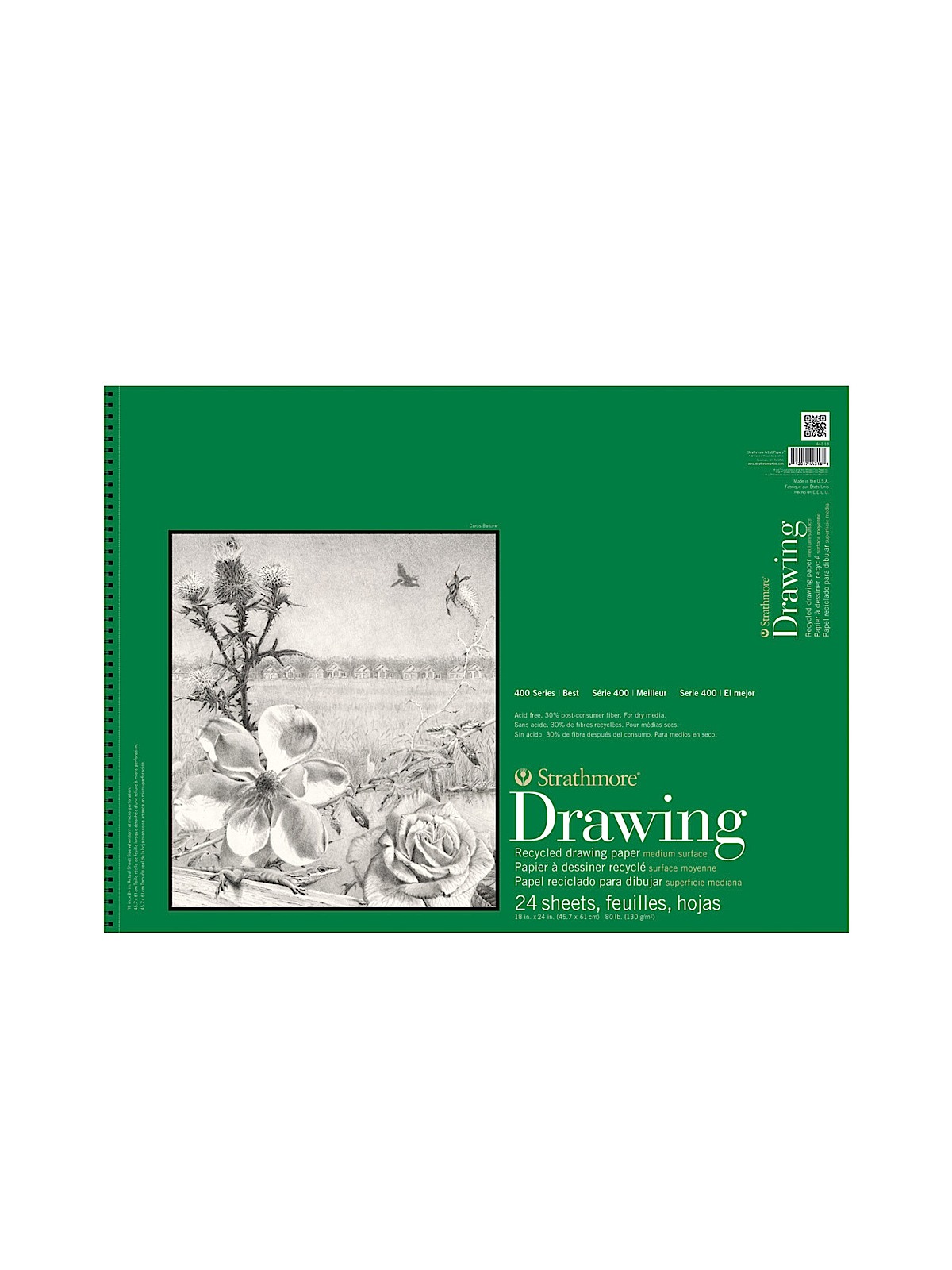 Series 400 Premium Recycled Drawing Pads 14 in. x 17 in.
