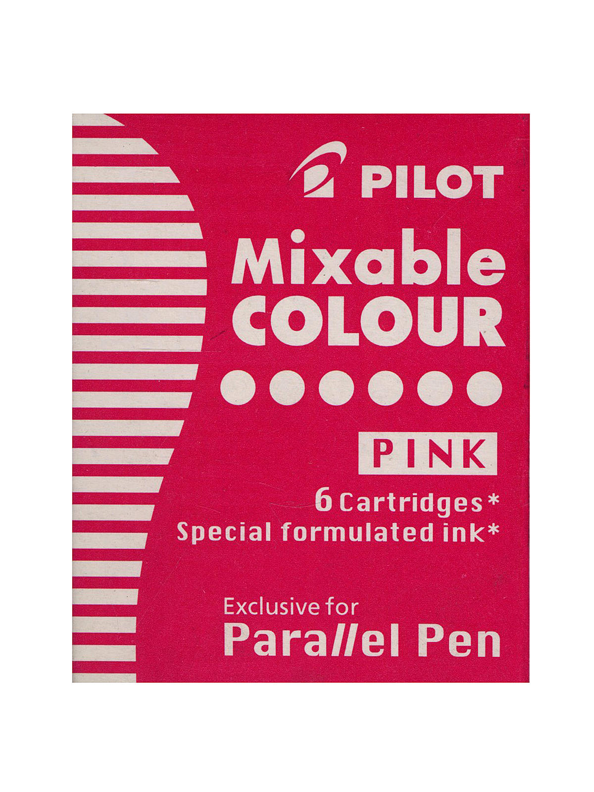 Parallel Pens Refills, Pink Pack Of 6