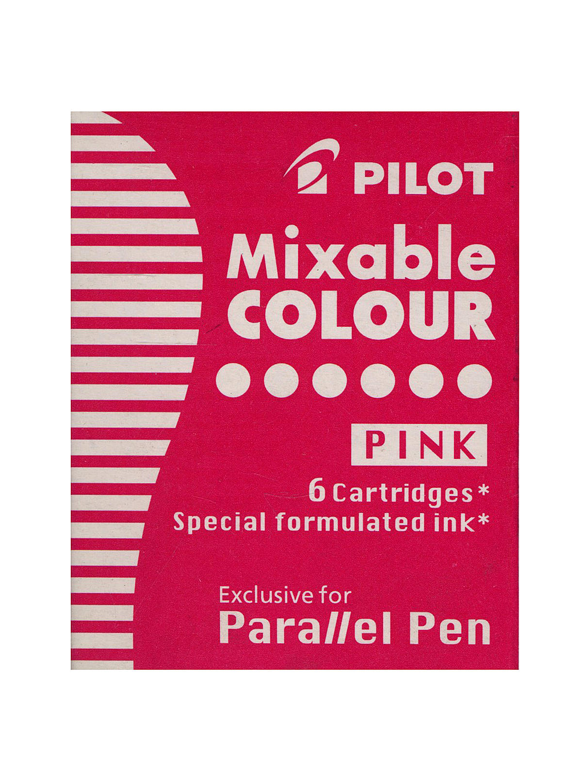 Parallel Pens refills, pink pack of 6