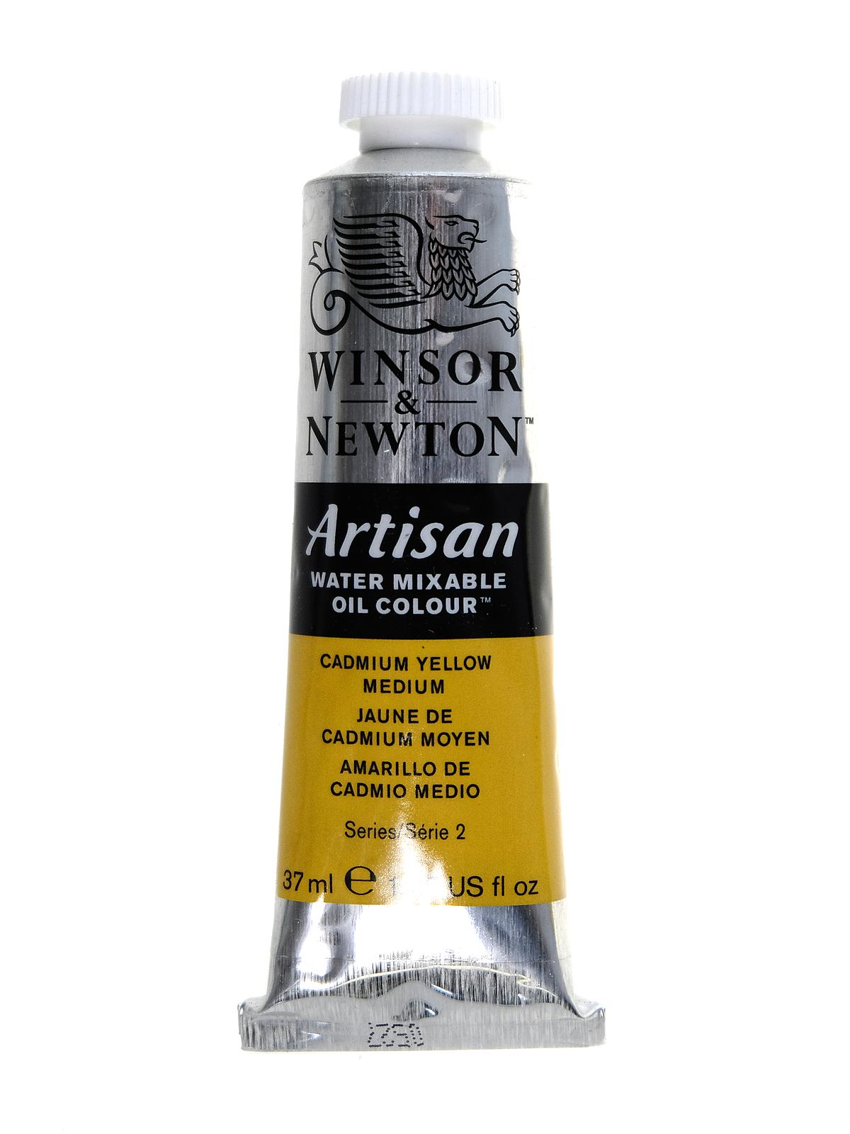 Artisan Water Mixable Oil Colours Cadmium Yellow Medium 37 Ml 116