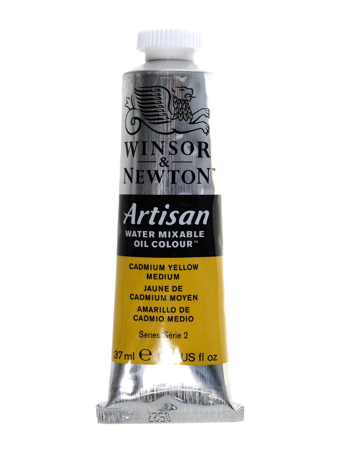Artisan Water Mixable Oil Colours cadmium yellow medium 37 ml 116