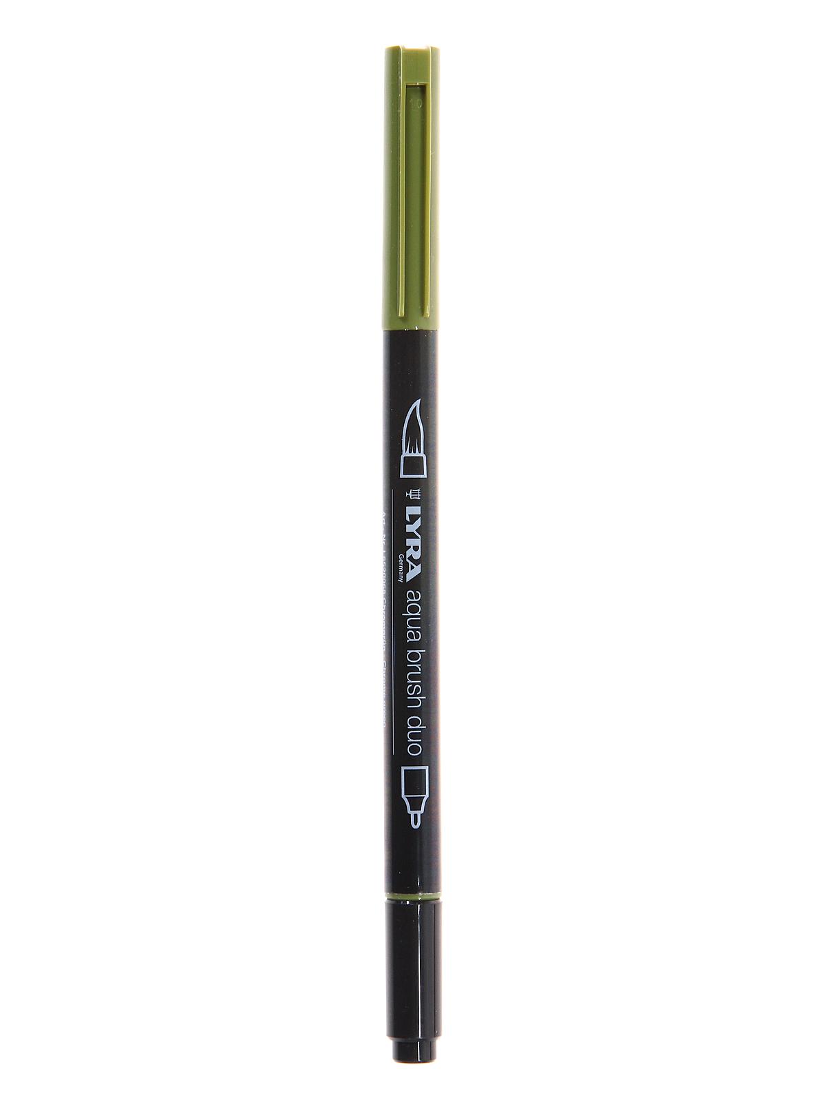Aqua Brush Duo Markers Chrome Green