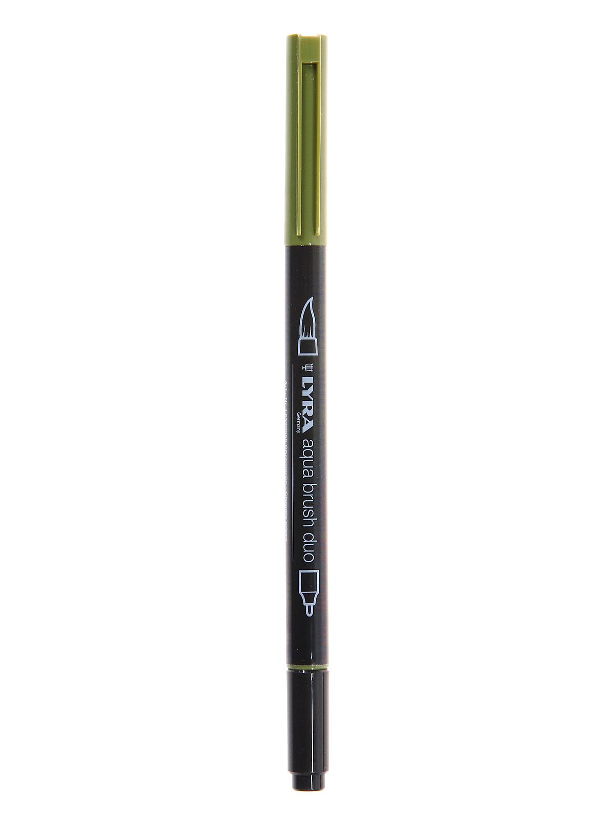 Aqua Brush Duo Markers chrome green