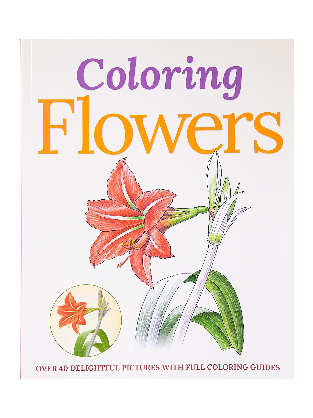 Adult Coloring Books Flowers