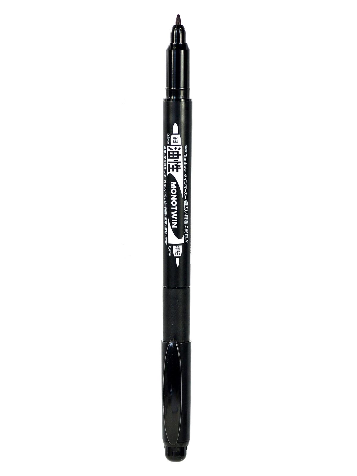 Mono Twin Permanent Marker Black