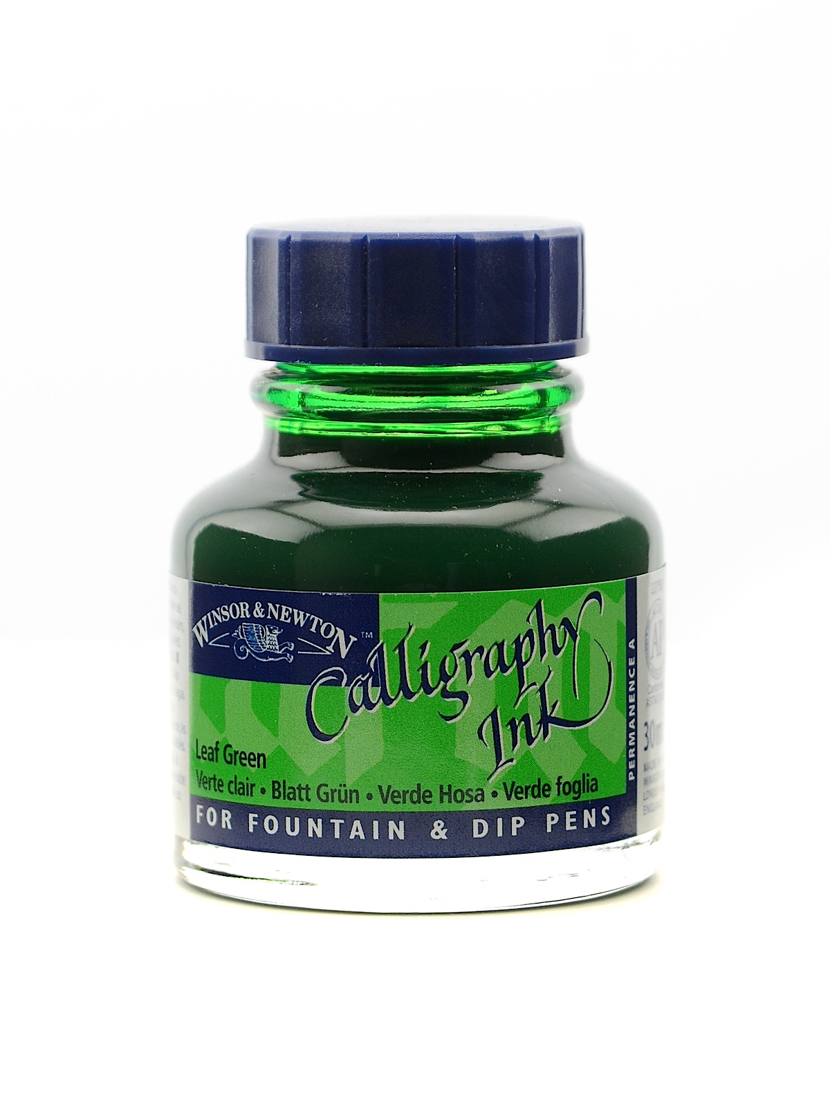 Calligraphy Ink Leaf Green 1 Oz.