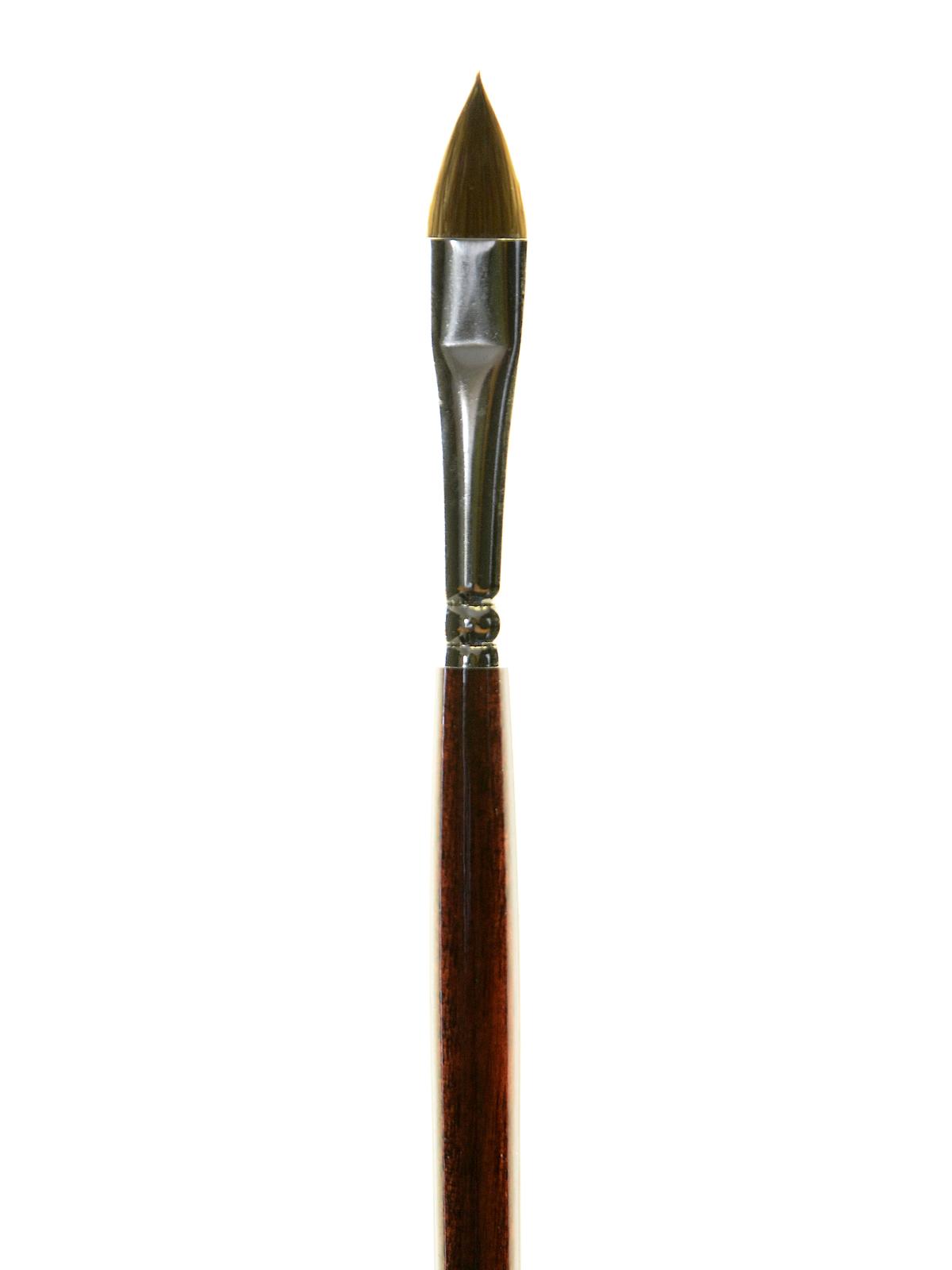 Series 7000 Long Handled Kolinsky Sable Brushes Filbert Size 8