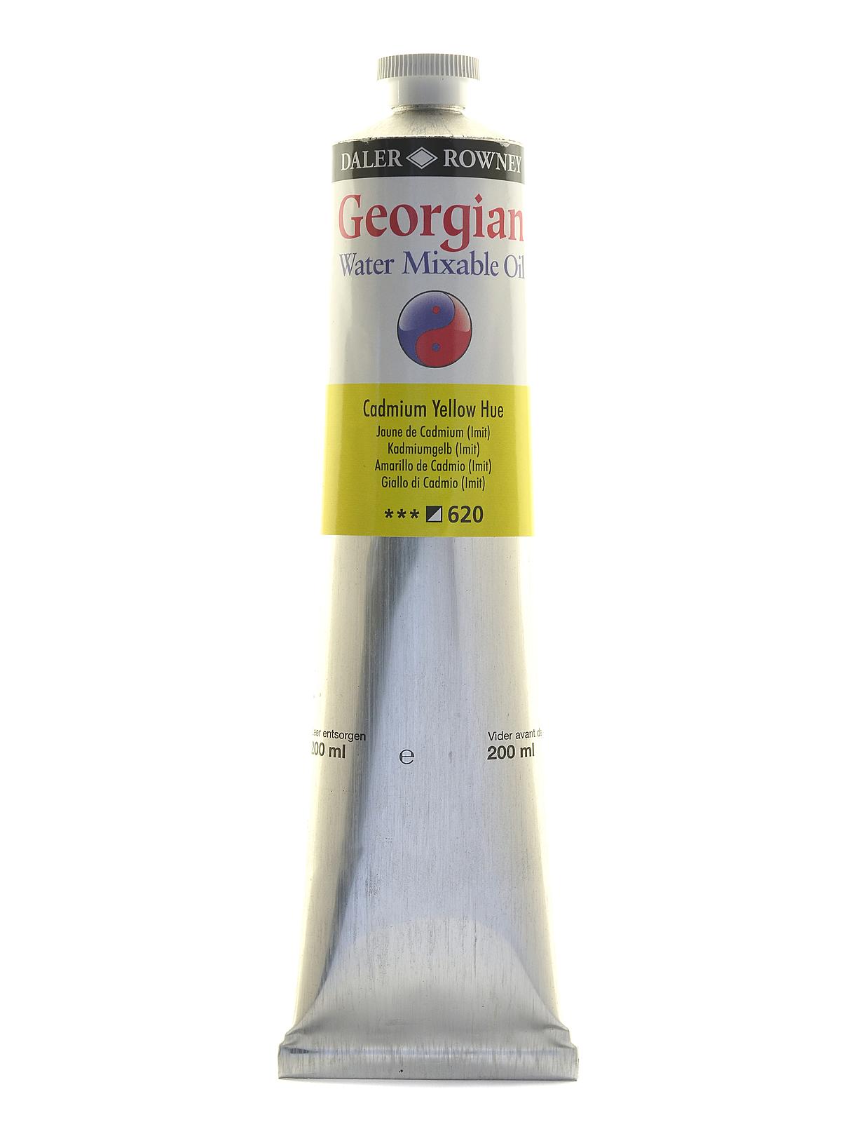Georgian Water-mixable Oil Colors 200 Ml Cadmium Yellow Hue