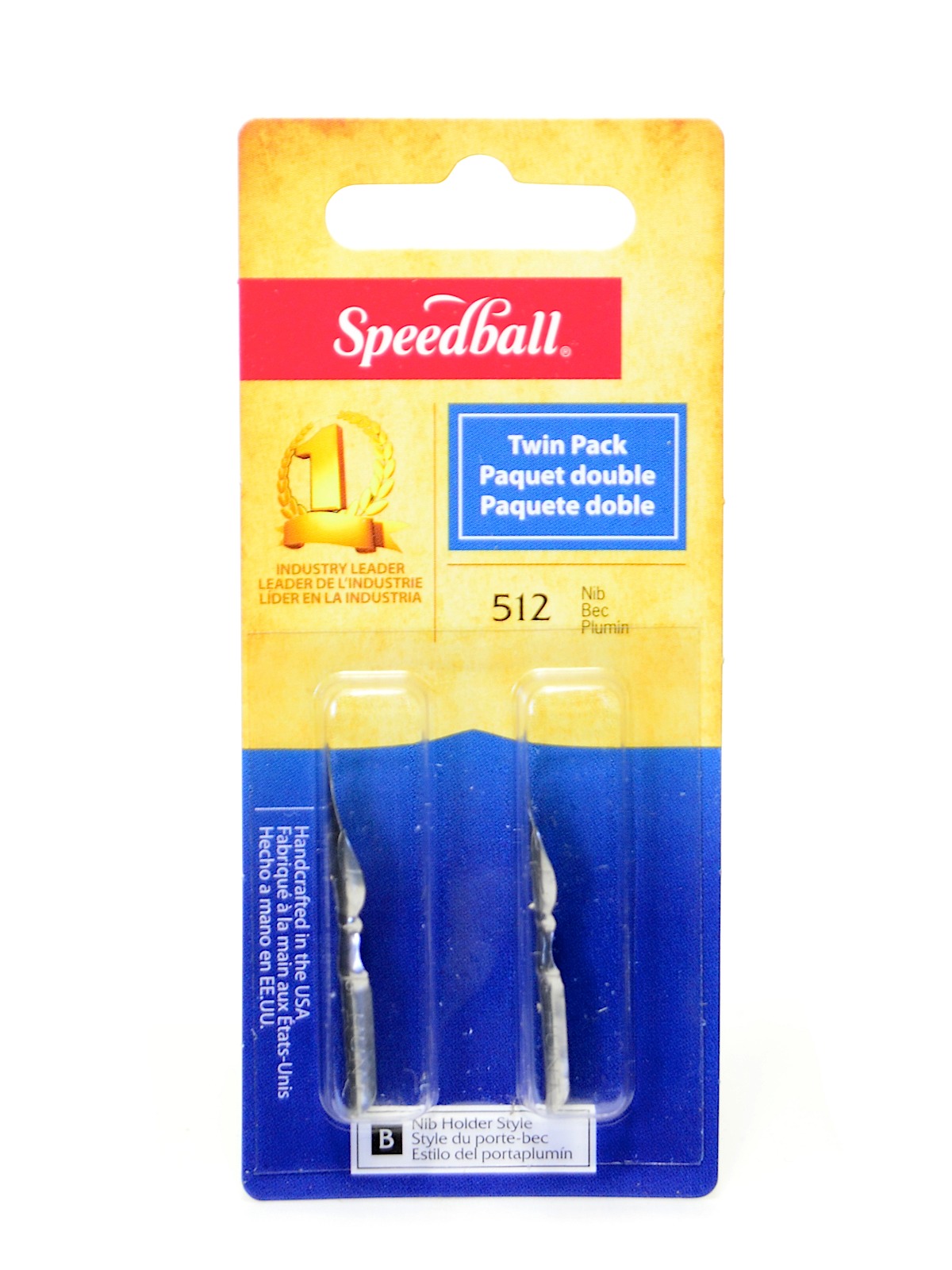 Hunt Artists' Pen Nibs--Bowl Pointed Pen No. 512 pack of 2