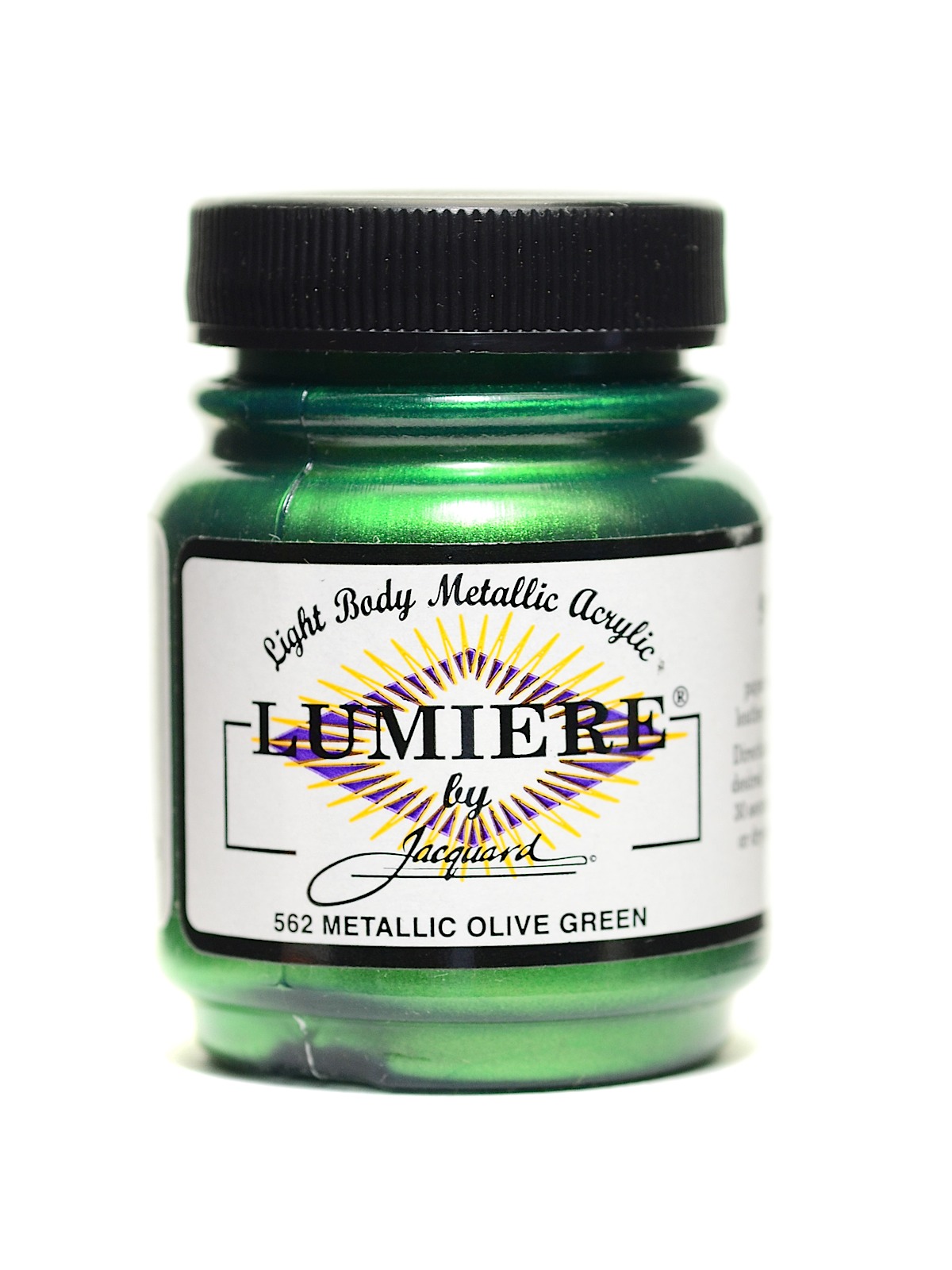 Lumiere Artist Acrylics metallic olive green