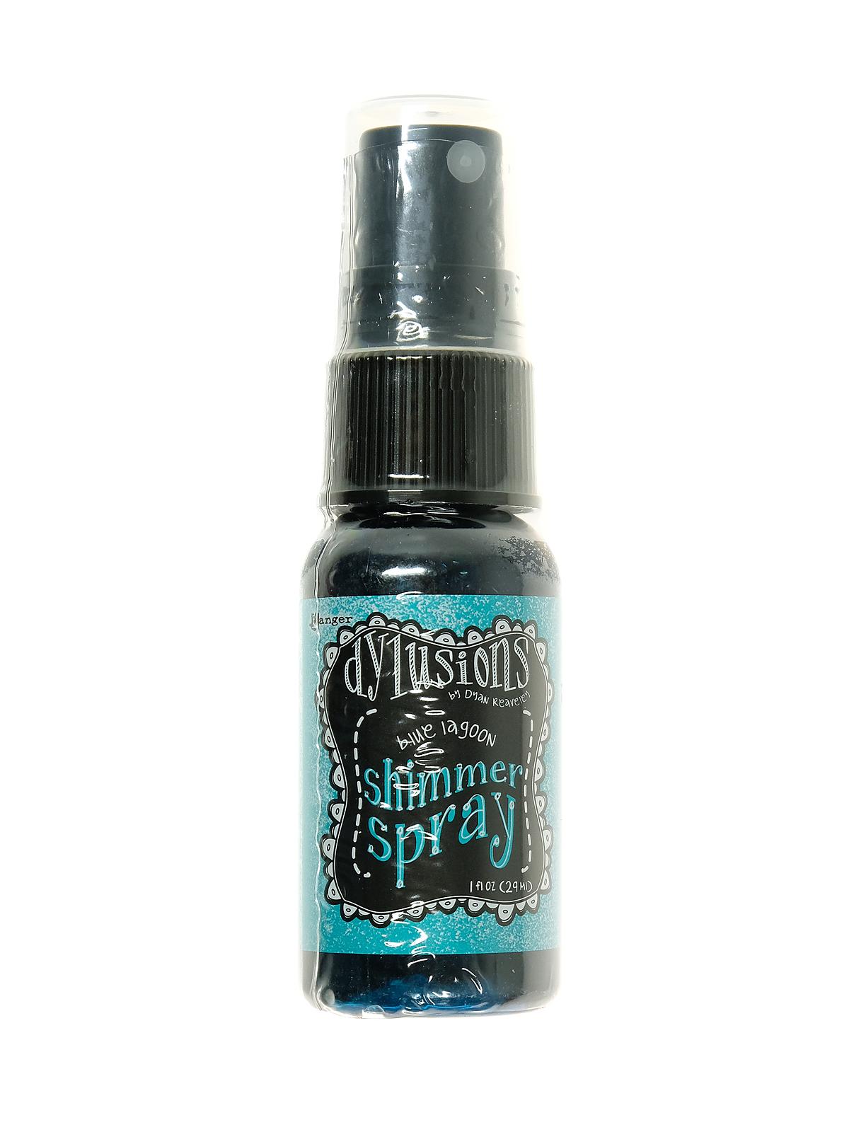 Dylusions Shimmer Sprays Blue Lagoon 1 oz. bottle
