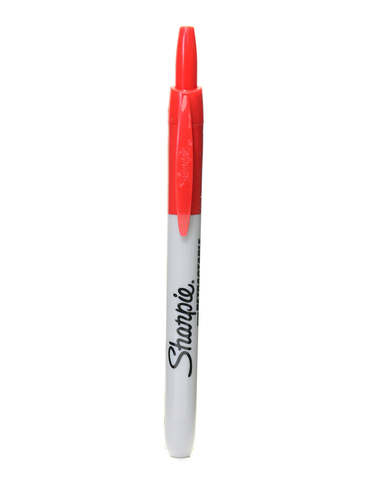 Retractable Markers Red Fine Tip Each