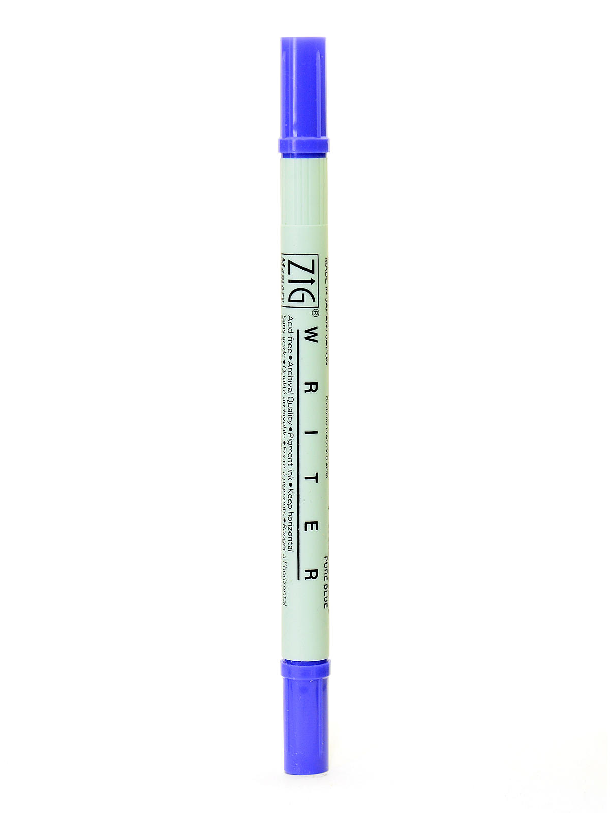 Memory System Writer Dual-tip Markers Pure Blue