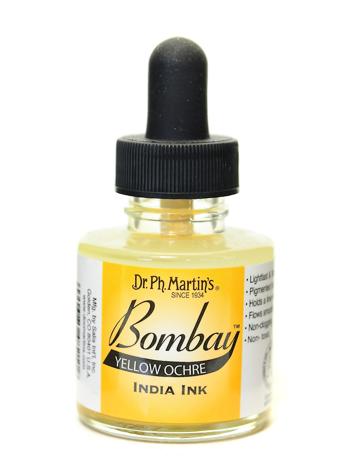 Bombay India Ink 1 Oz. Yellow Ochre
