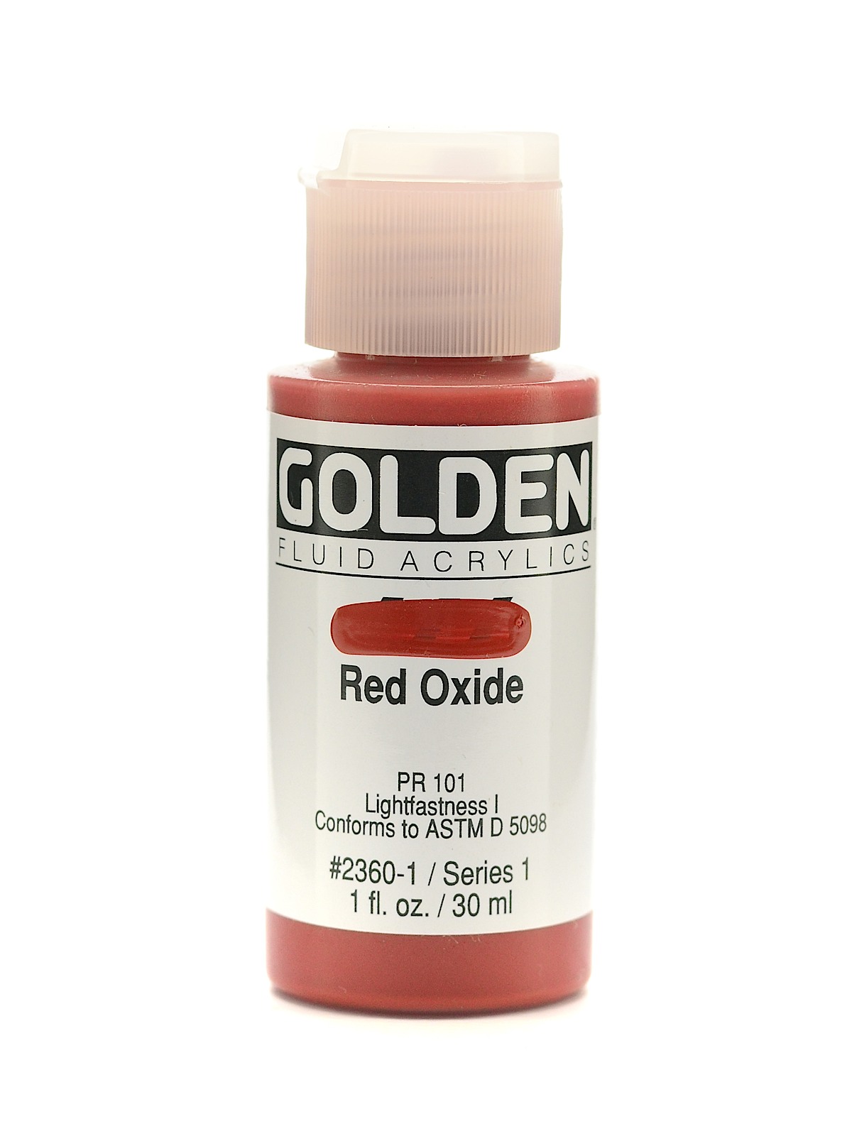 Fluid Acrylics red oxide 1 oz.