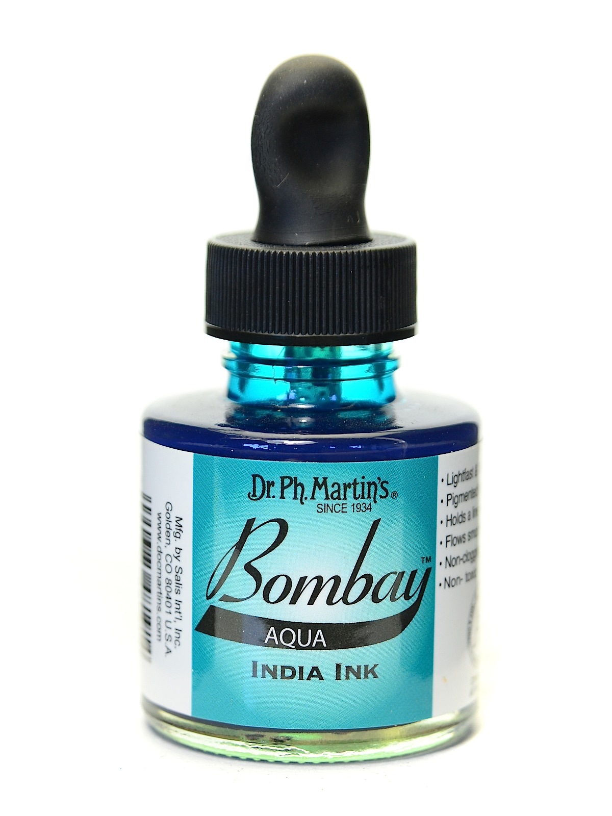 Bombay India Ink 1 Oz. Aqua