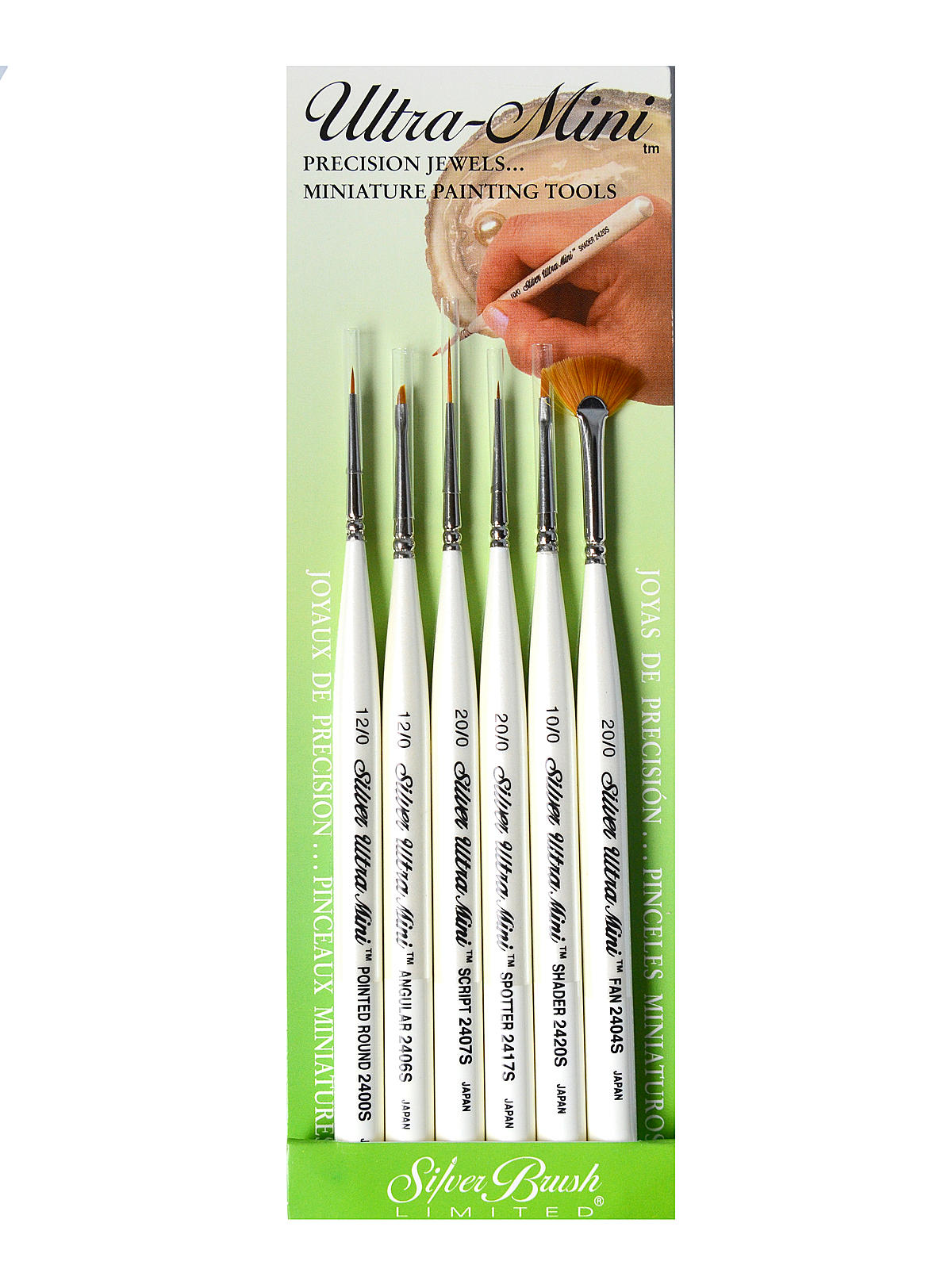 Ultra Mini Brush Sets set of 6 precision detail painting set