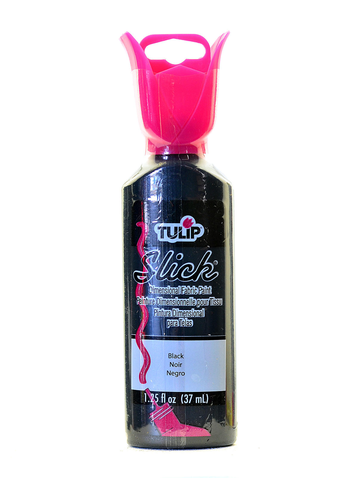 Slick Dimensional Fabric Paint black 1 1 4 oz.
