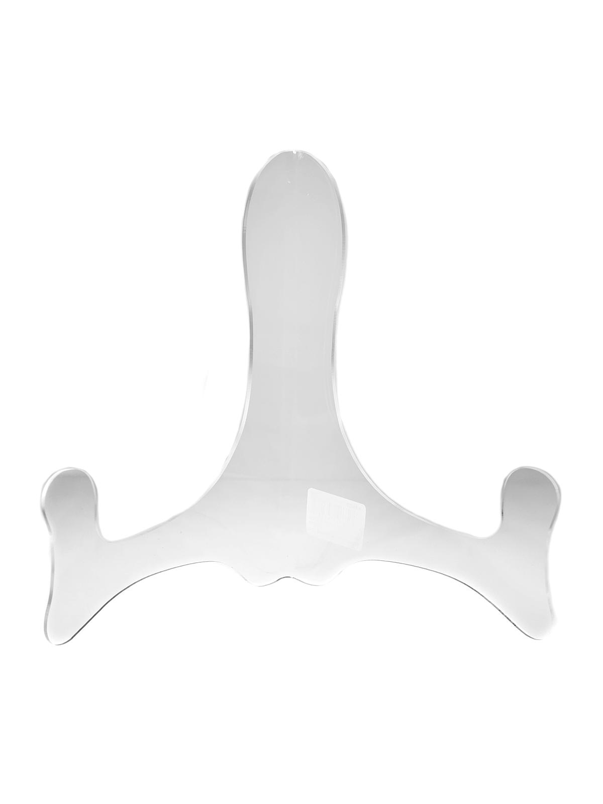 Classic Clear Acrylic Hingeless Plate Stands 8 3 4 in. each