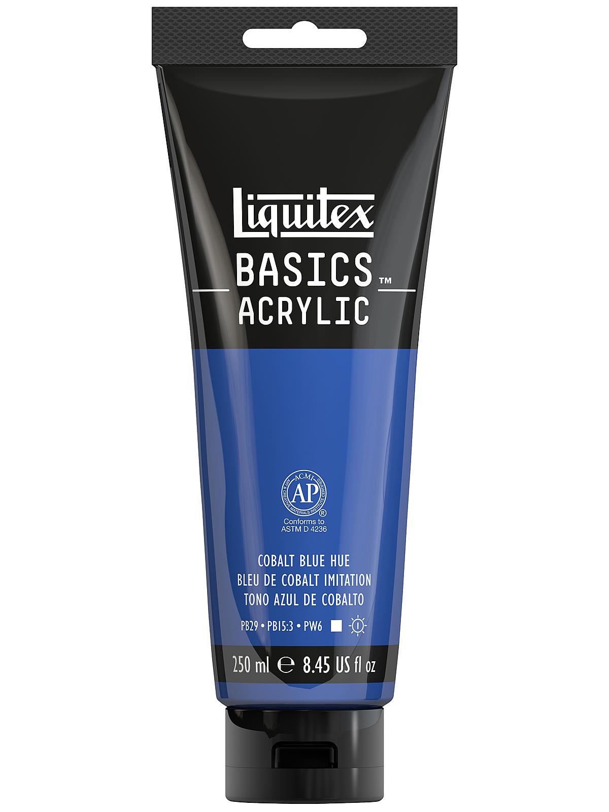 Basics Acrylics Colors cobalt blue hue 8.5 oz. tube