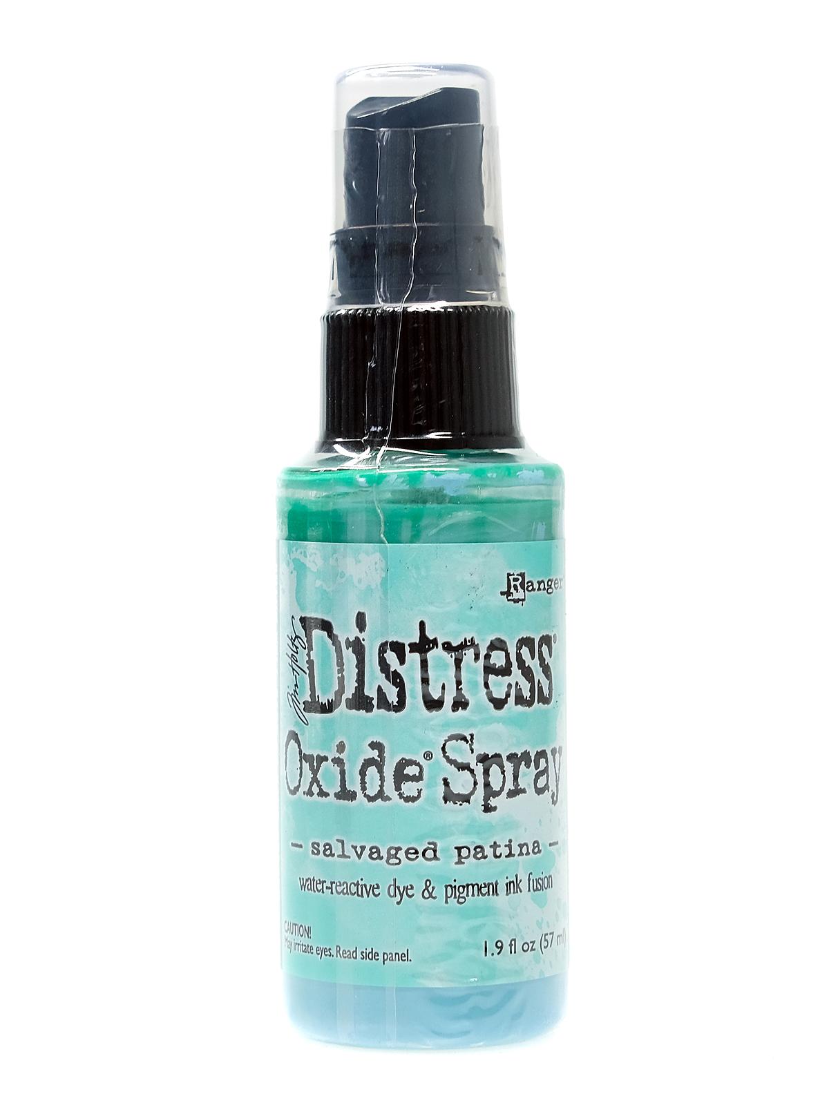 Tim Holtz Distress Oxide Sprays salvaged patina 2 oz. bottle